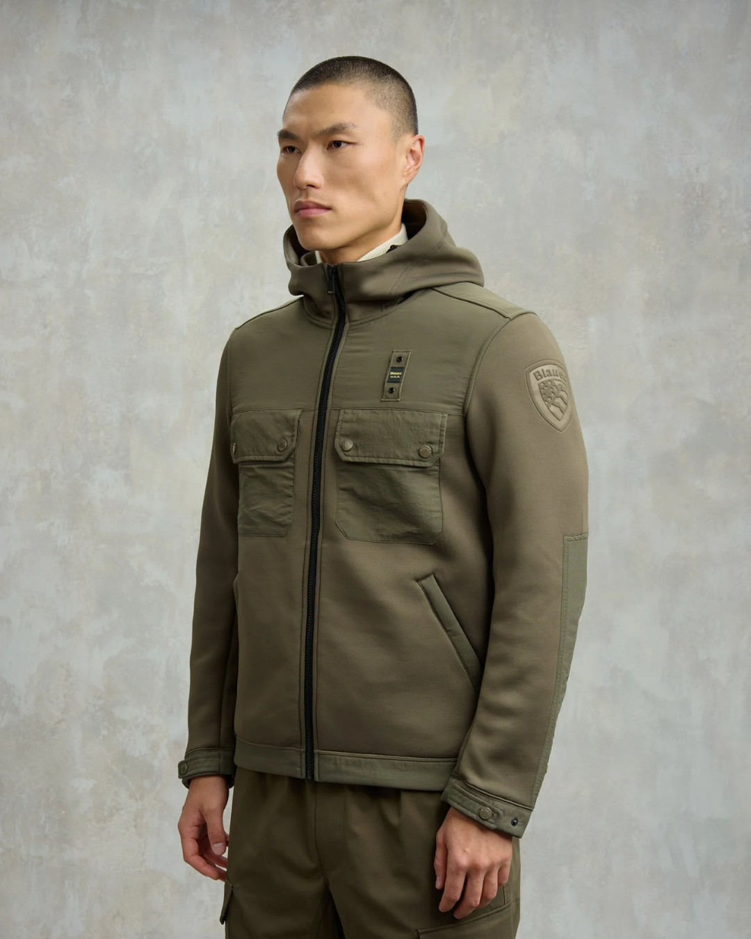 FELPA SCUBA MULTITSCHE RODMAN|Colore:Verde