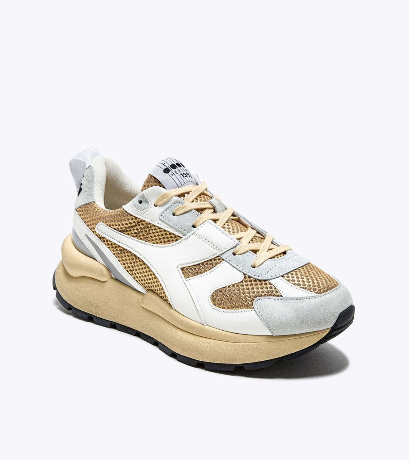 SNEAKERS DIADORA HERITAGE|Colore:Bianco/oro