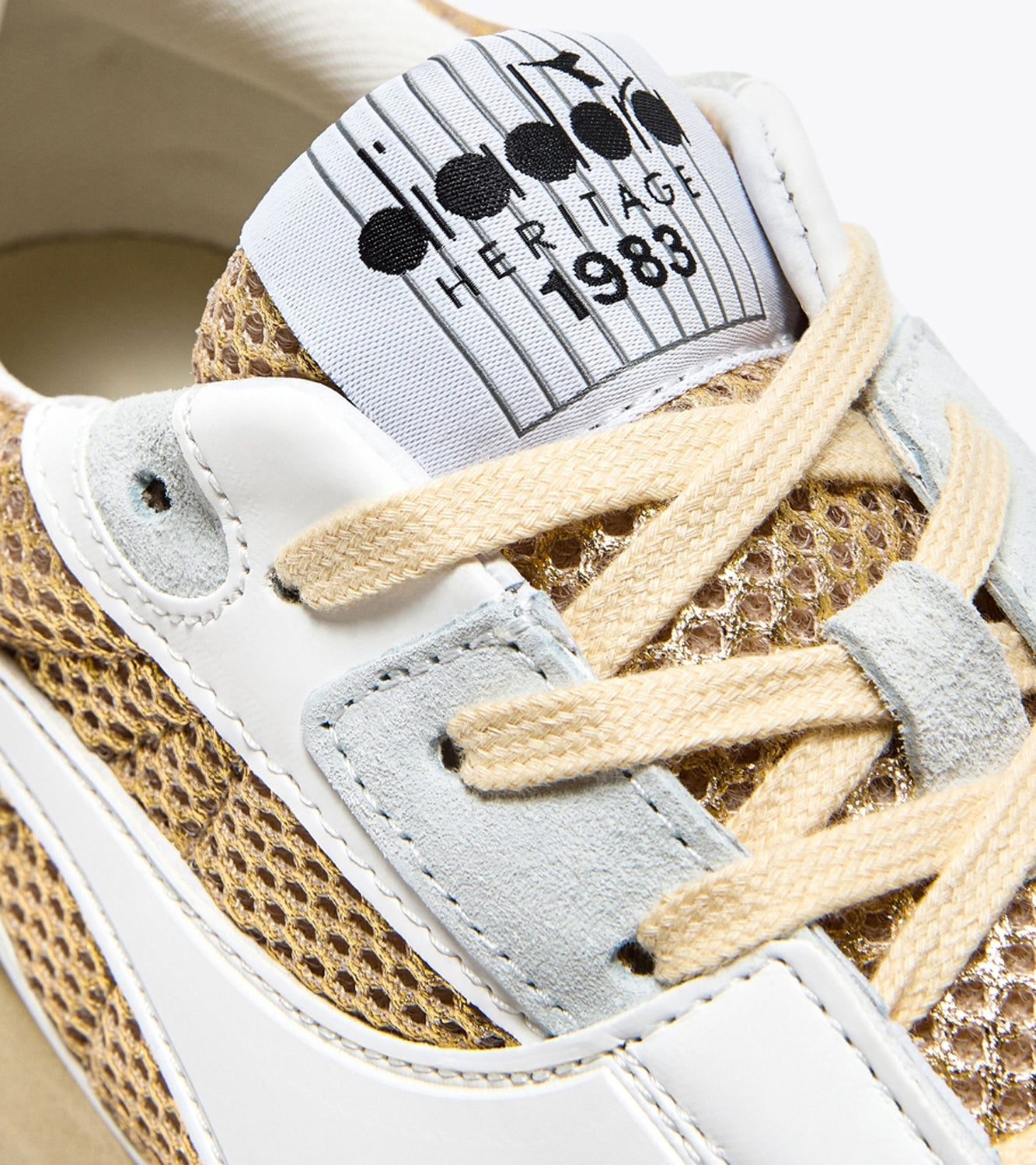 SNEAKERS DIADORA HERITAGE|Colore:Bianco/oro