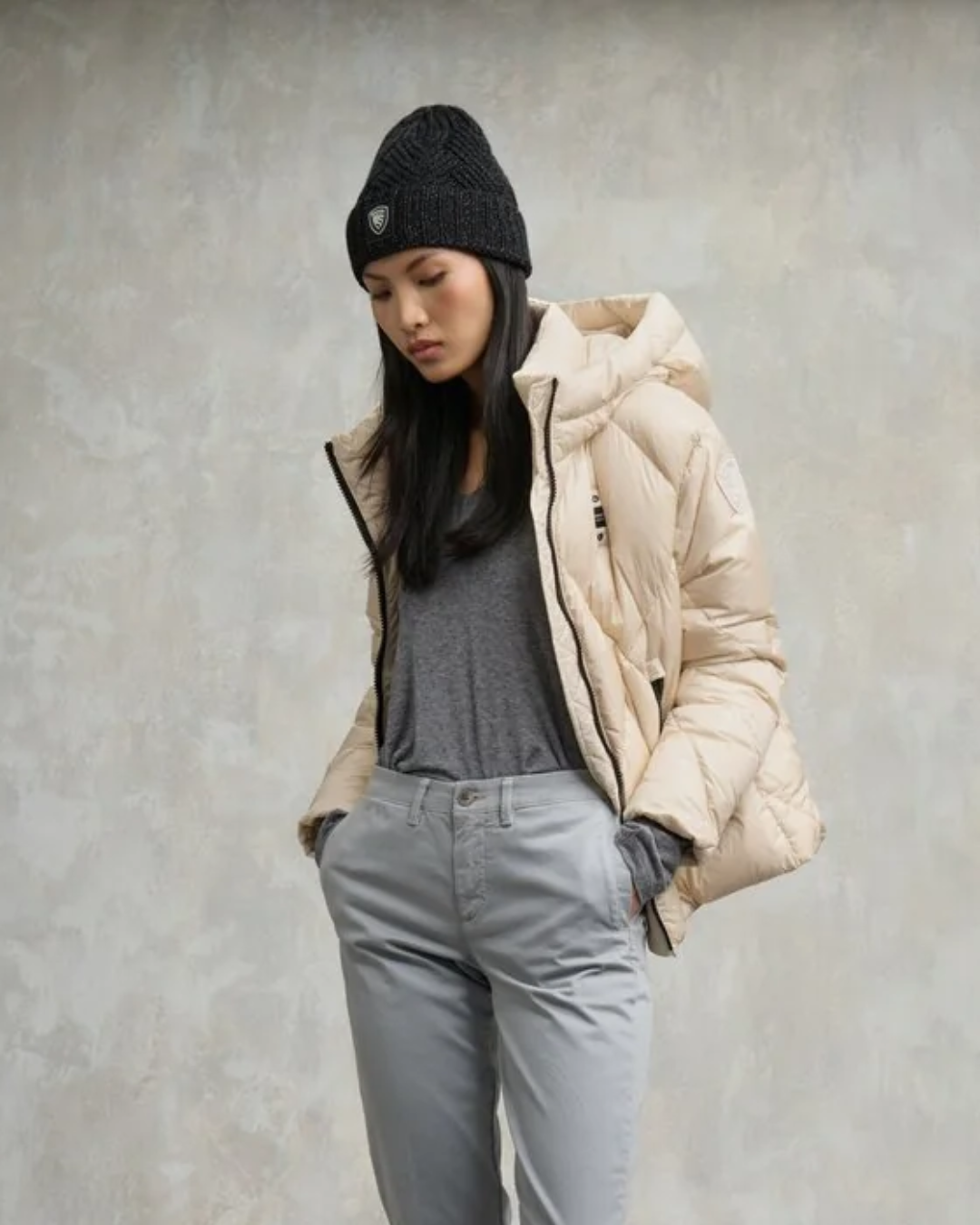 PIUMINO A ROMBO LAMARTINE|Colore:Grigio mattino