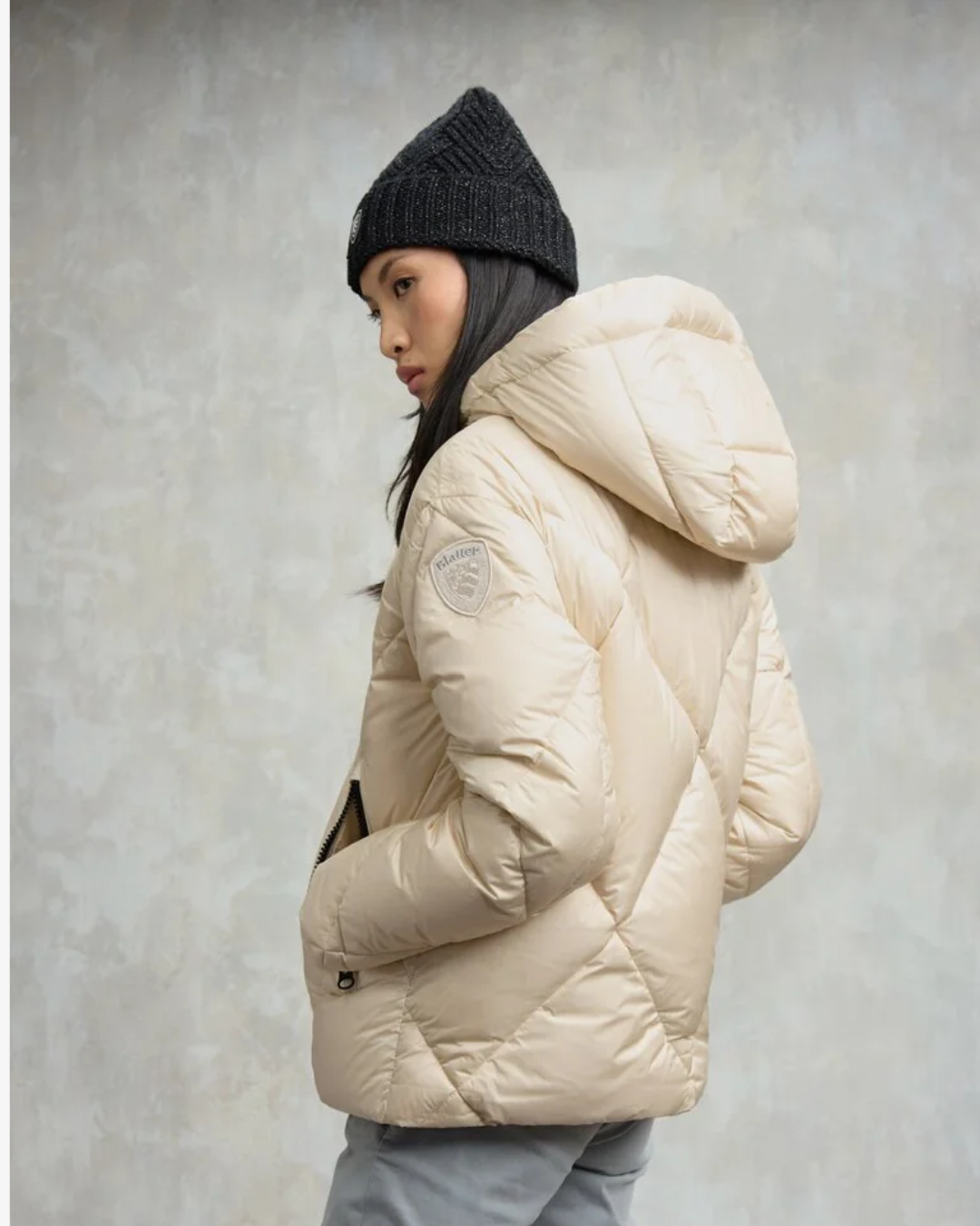 PIUMINO A ROMBO LAMARTINE|Colore:Grigio mattino