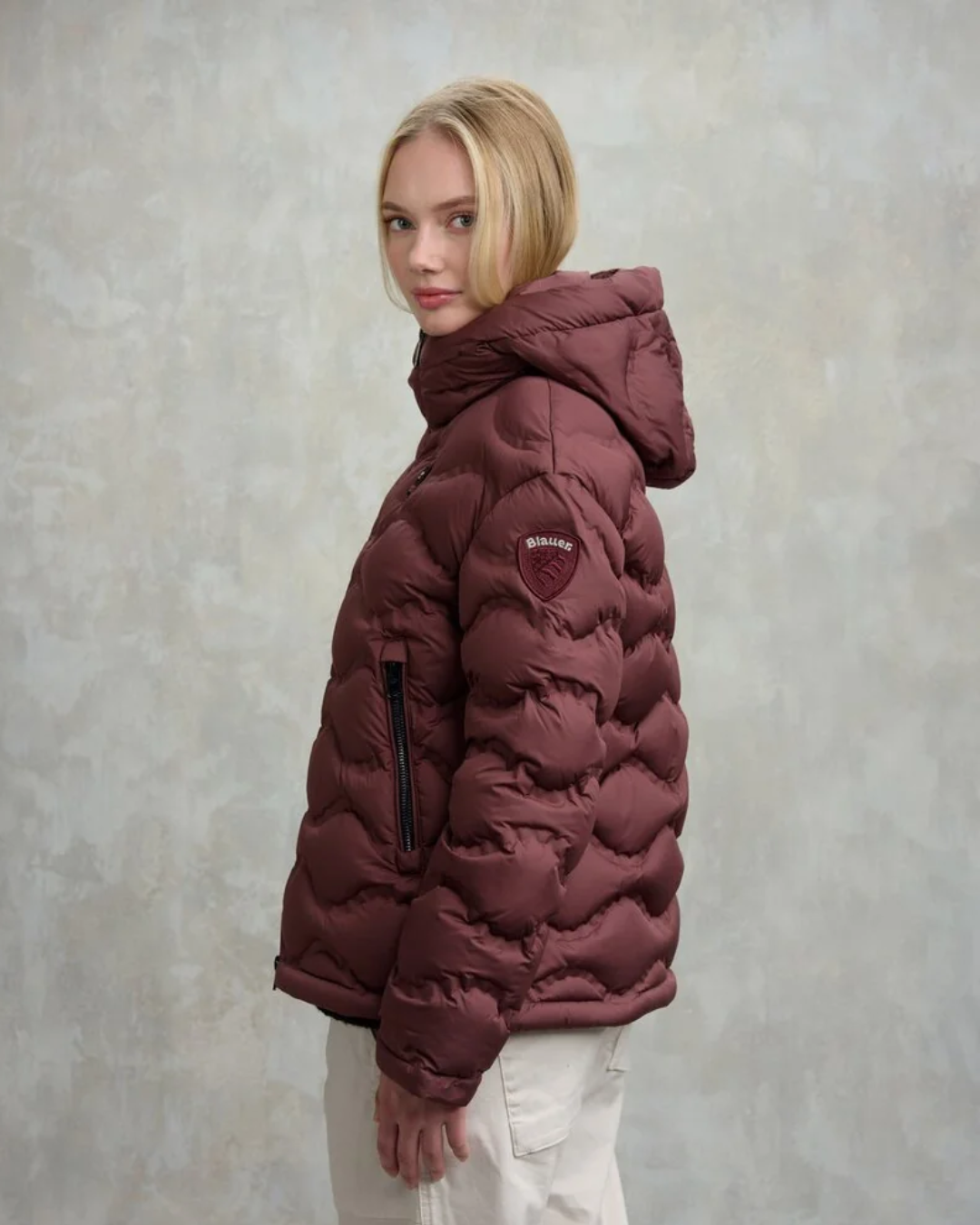 PIUMINO AD ONDE TERMOSALDATE LORRAINE|Colore:Bordeaux