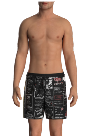 BERMUDA COSTUME iceberg|Colore:Black