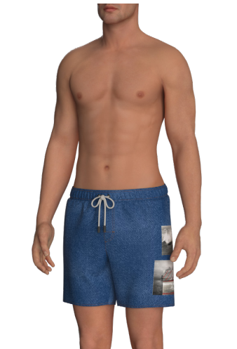 BERMUDA COSTUME iceberg |Colore:Blue