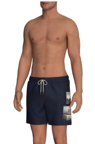 BERMUDA COSTUME iceberg |Colore:Navy