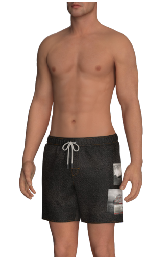 BERMUDA COSTUME iceberg |Colore:Black
