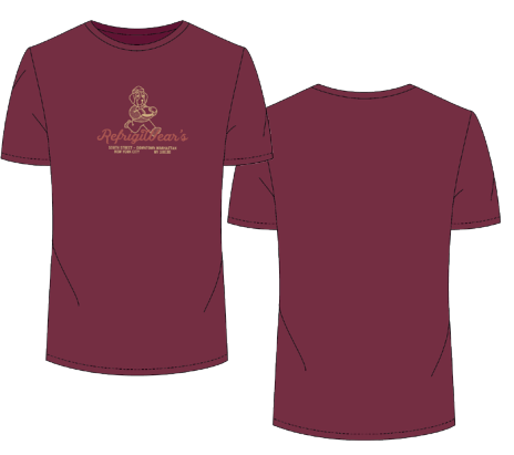 T-SHIRT UOMO REFRIGIWEAR |Colore:Bordeaux
