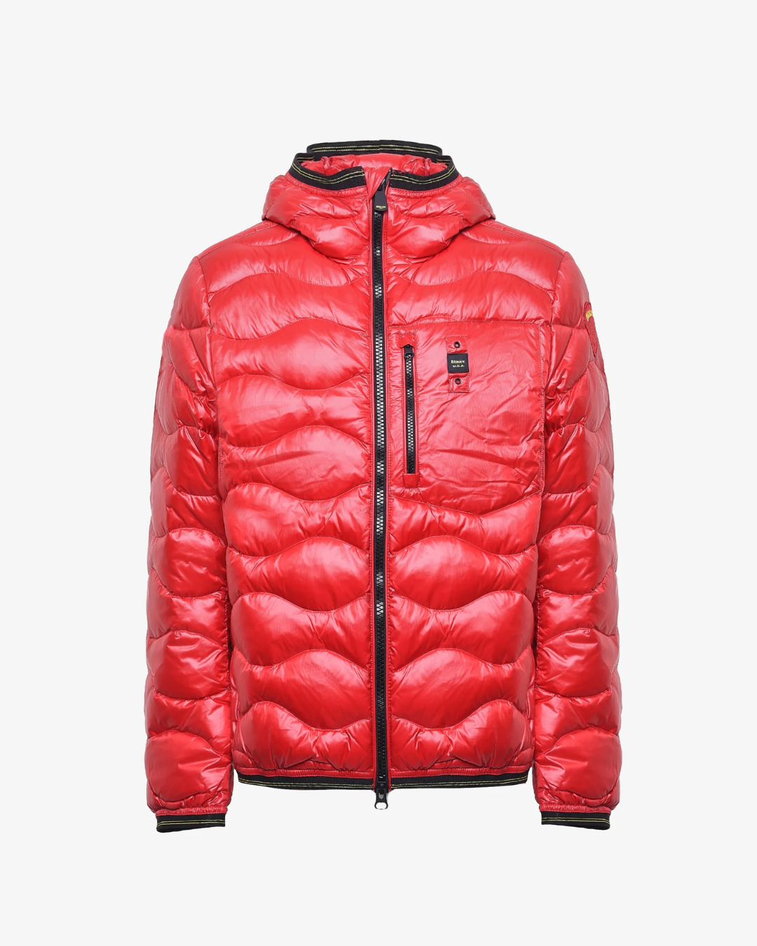PIUMINO AD ONDE WAVE|Colore:Rosso