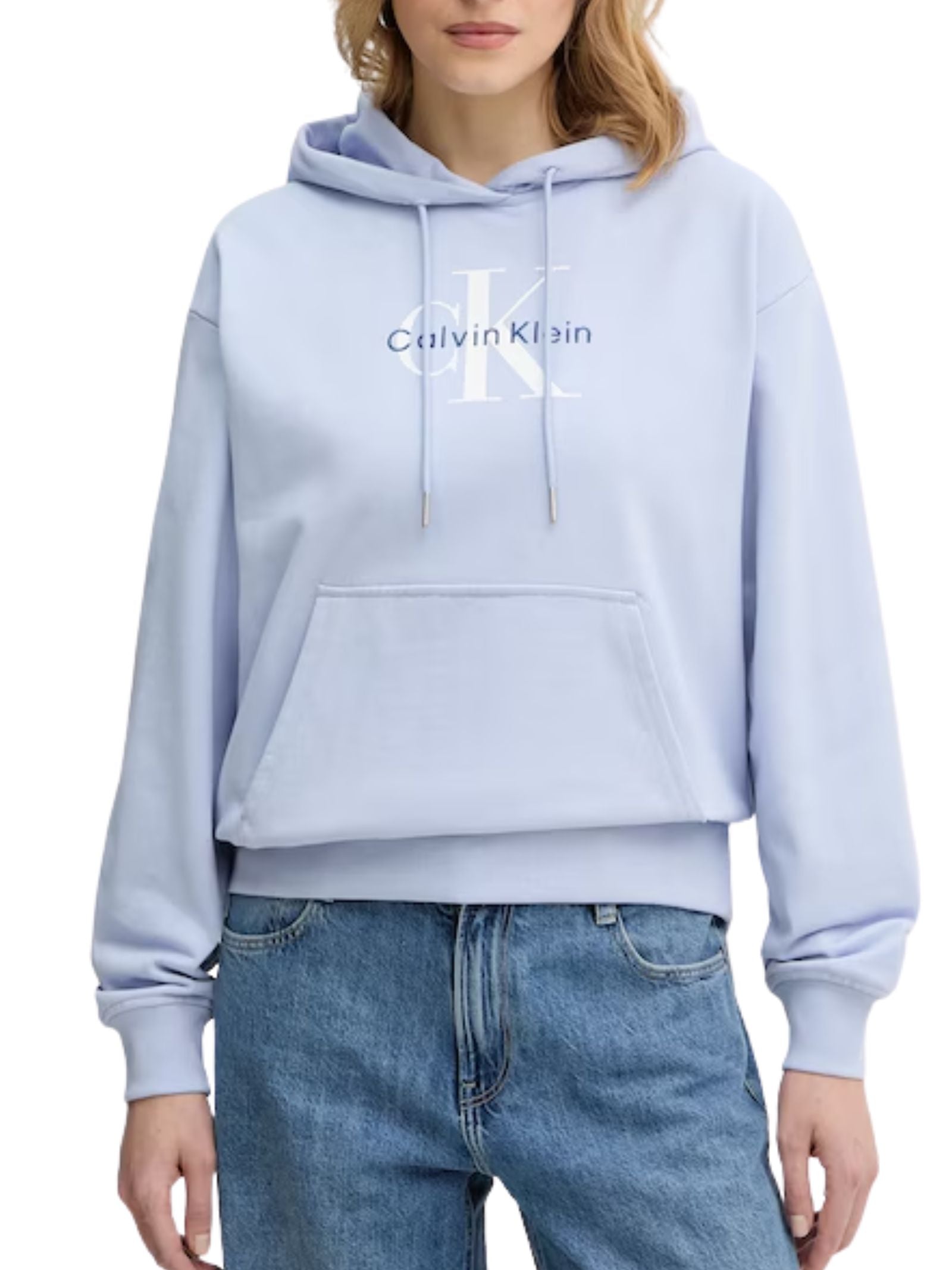 FELPA DONNA CALVIN KLEIN JEANS|Colore:Cssual blue