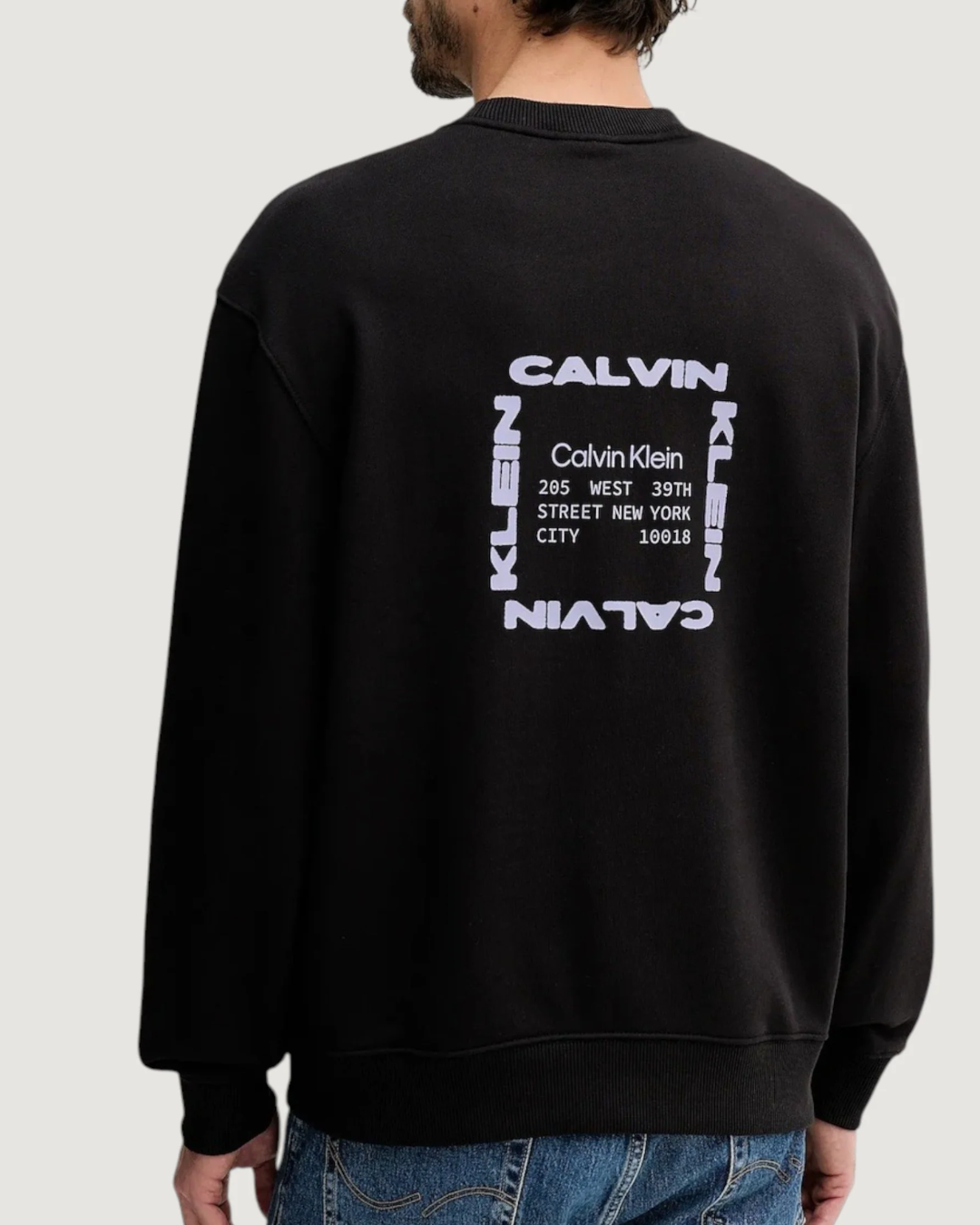 felpa girocollo uomo calvin klein|Colore:Nero