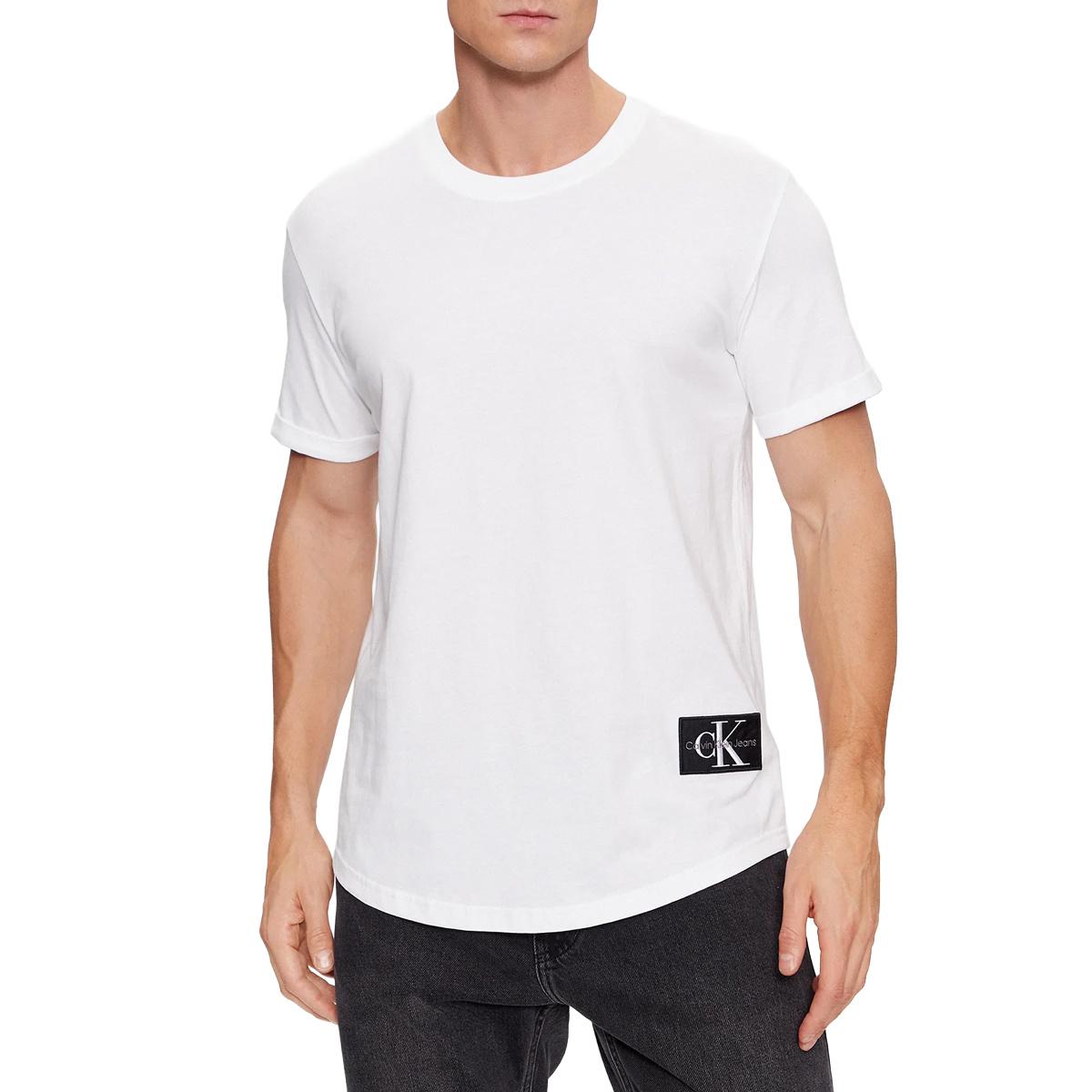 t-shirt uuomo calvin klein |Colore:Bianco