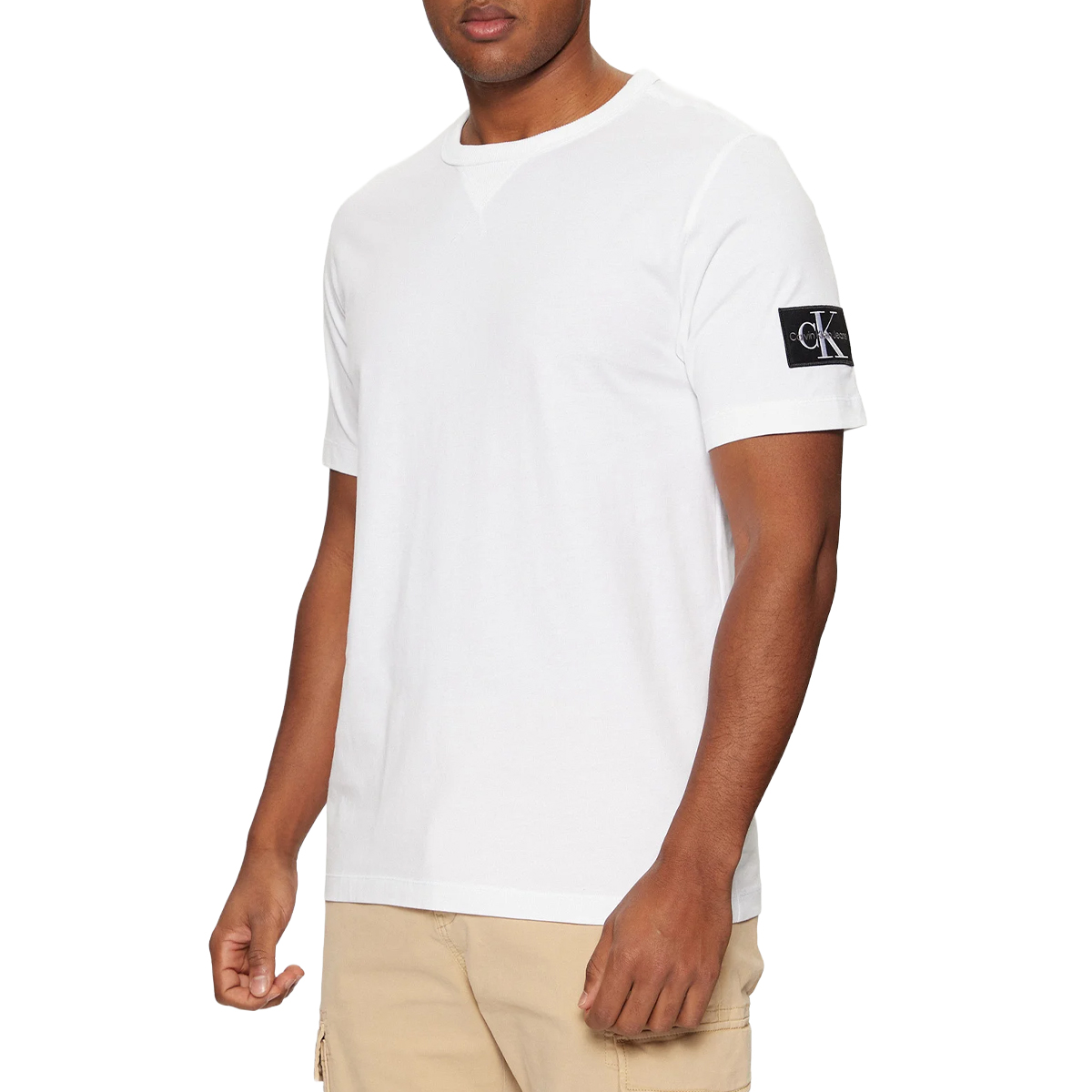 t-shirt uomo calvin klein |Colore:Bianco