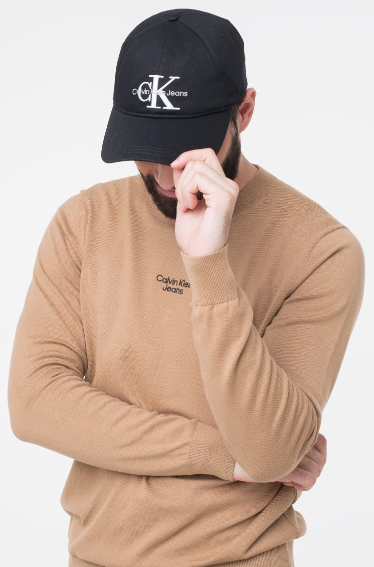 cappello  Cappellino Monogram calvin klein jans |Colore:Nero