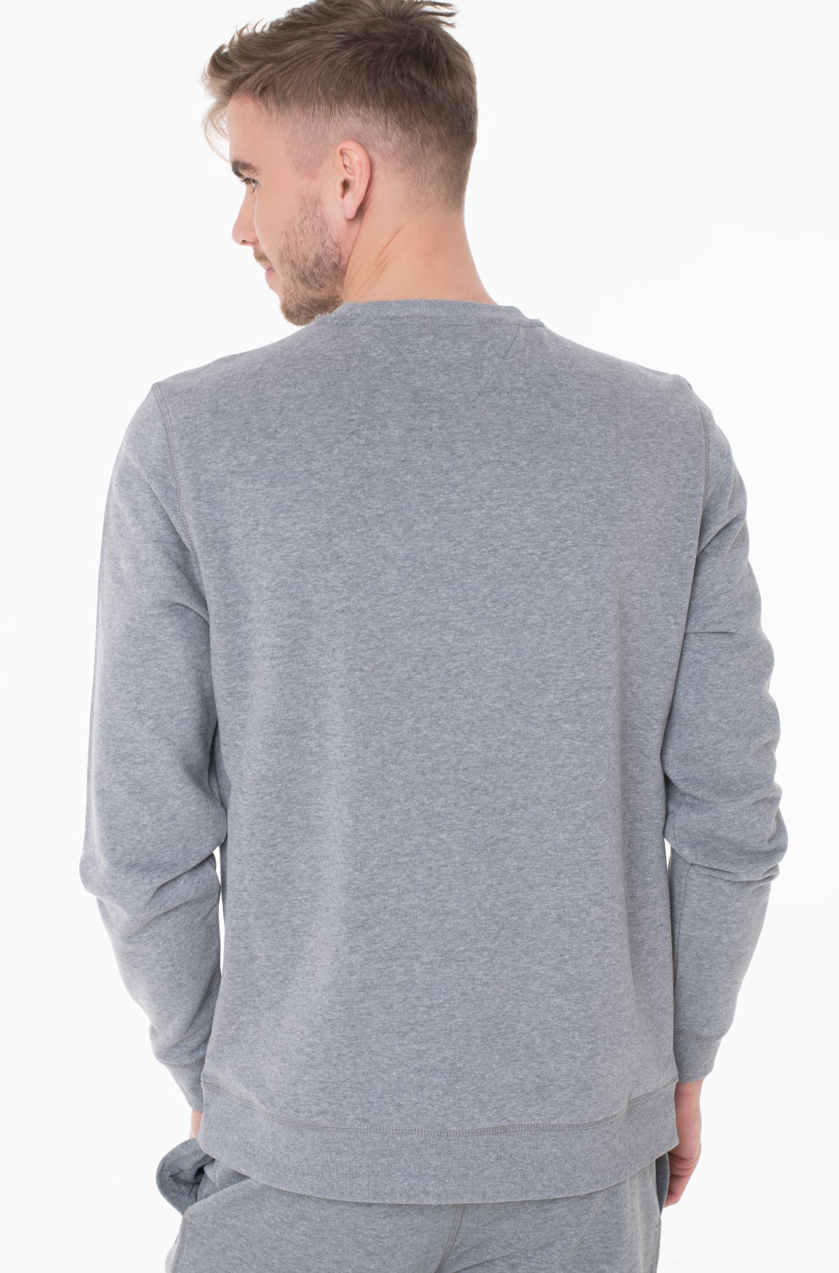 felpa girocollo uomo tommy hilfiger |Colore:Grigio