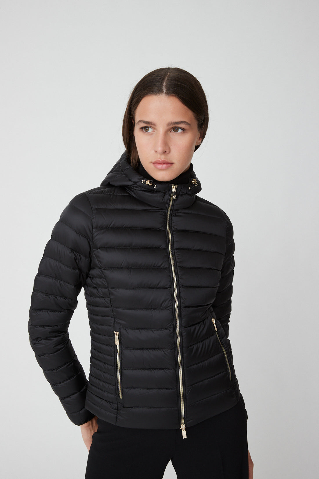 piumino AGHATA ciesse |Colore:Jet black