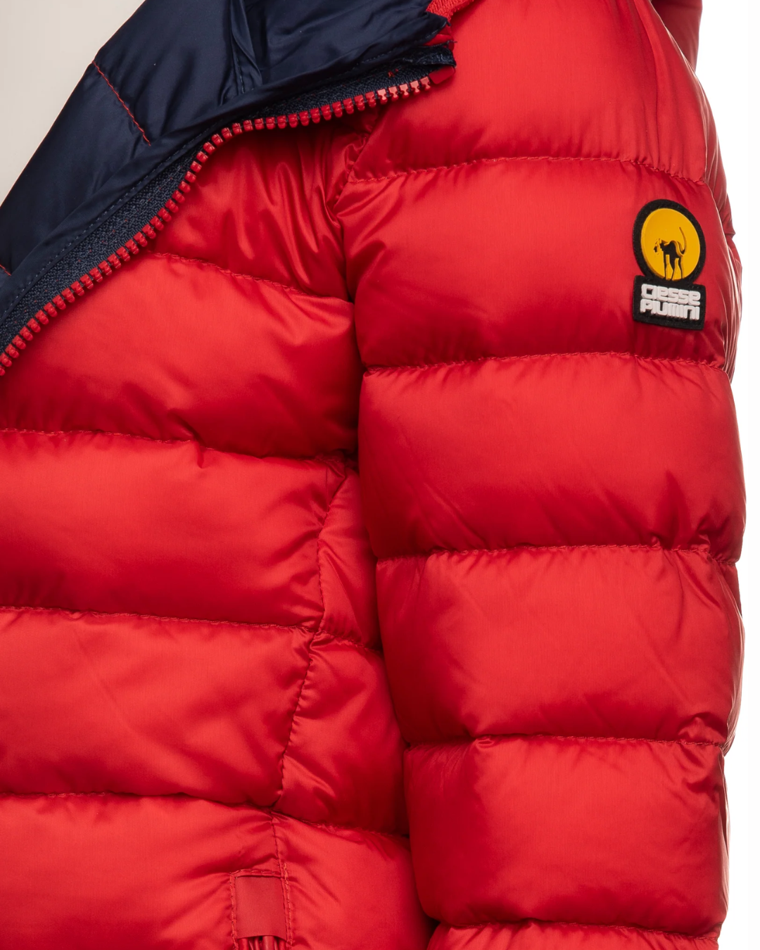 Piumino FRANKLIN 2.0 100 grammi blu con cappuccio |Colore:Rosso