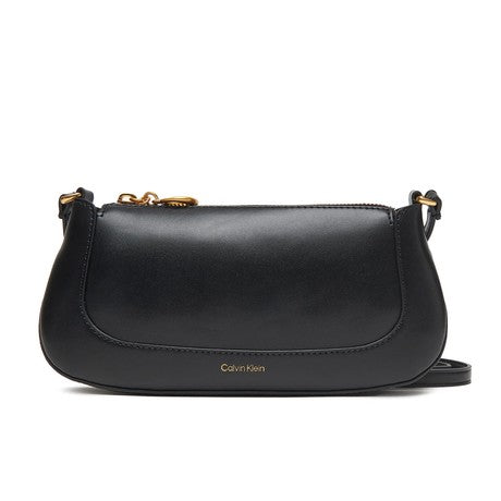 borsa da donna a tracolla calvin klein |Colore:Black