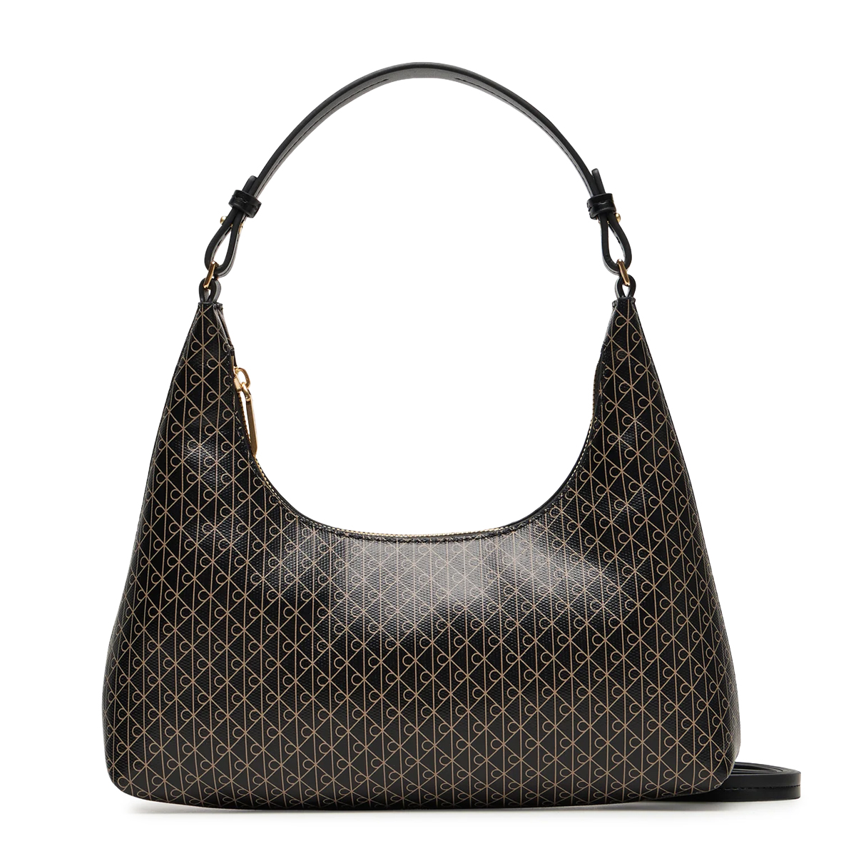 borsa a spalla donna calvin klein|Colore:Black aop