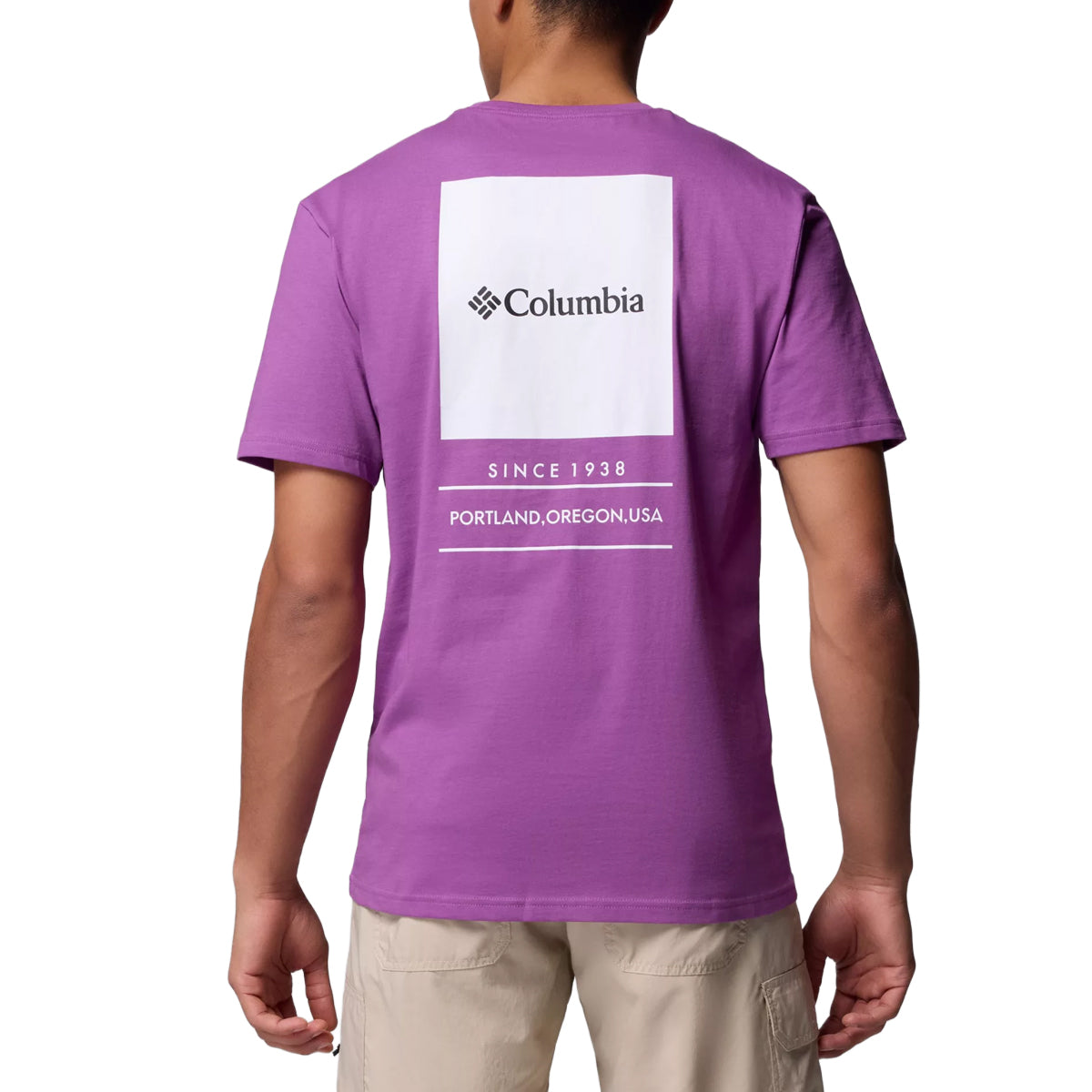 t-shirt uomo columbia |Colore:Razzle