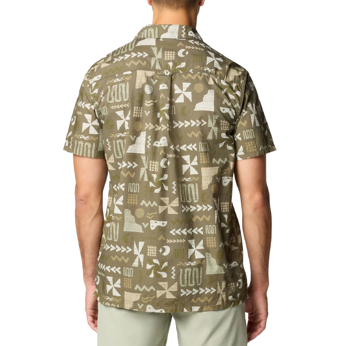 camicia uomo columbia |Colore:Stone green