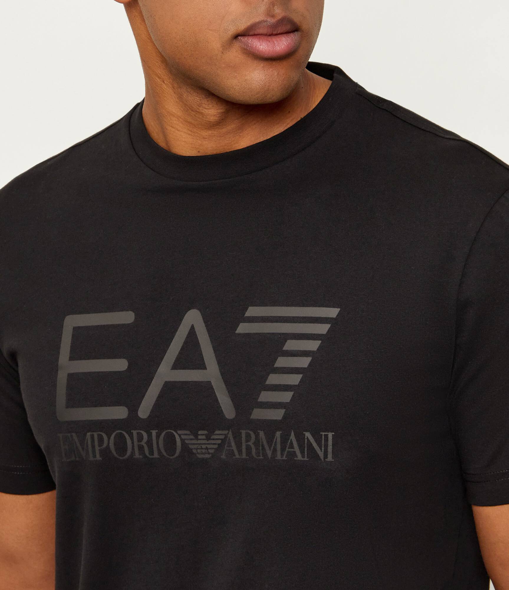 T-SHIRT EA7 UOMO |Colore:Black/black