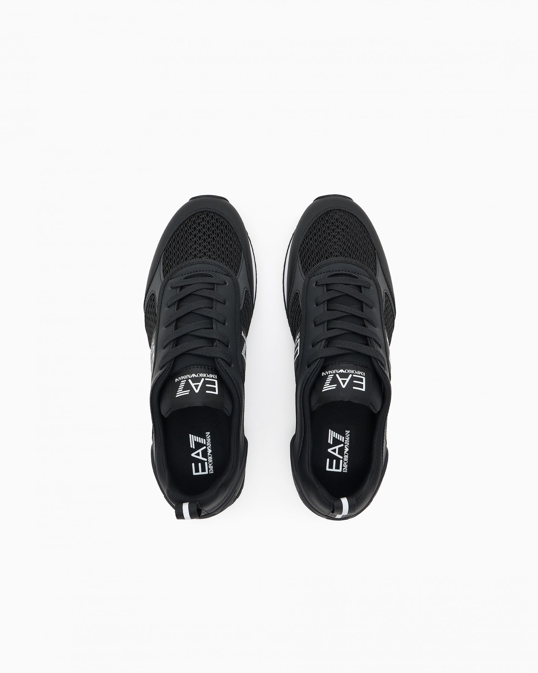 Sneakers Black and White Laces|Colore:Black/white