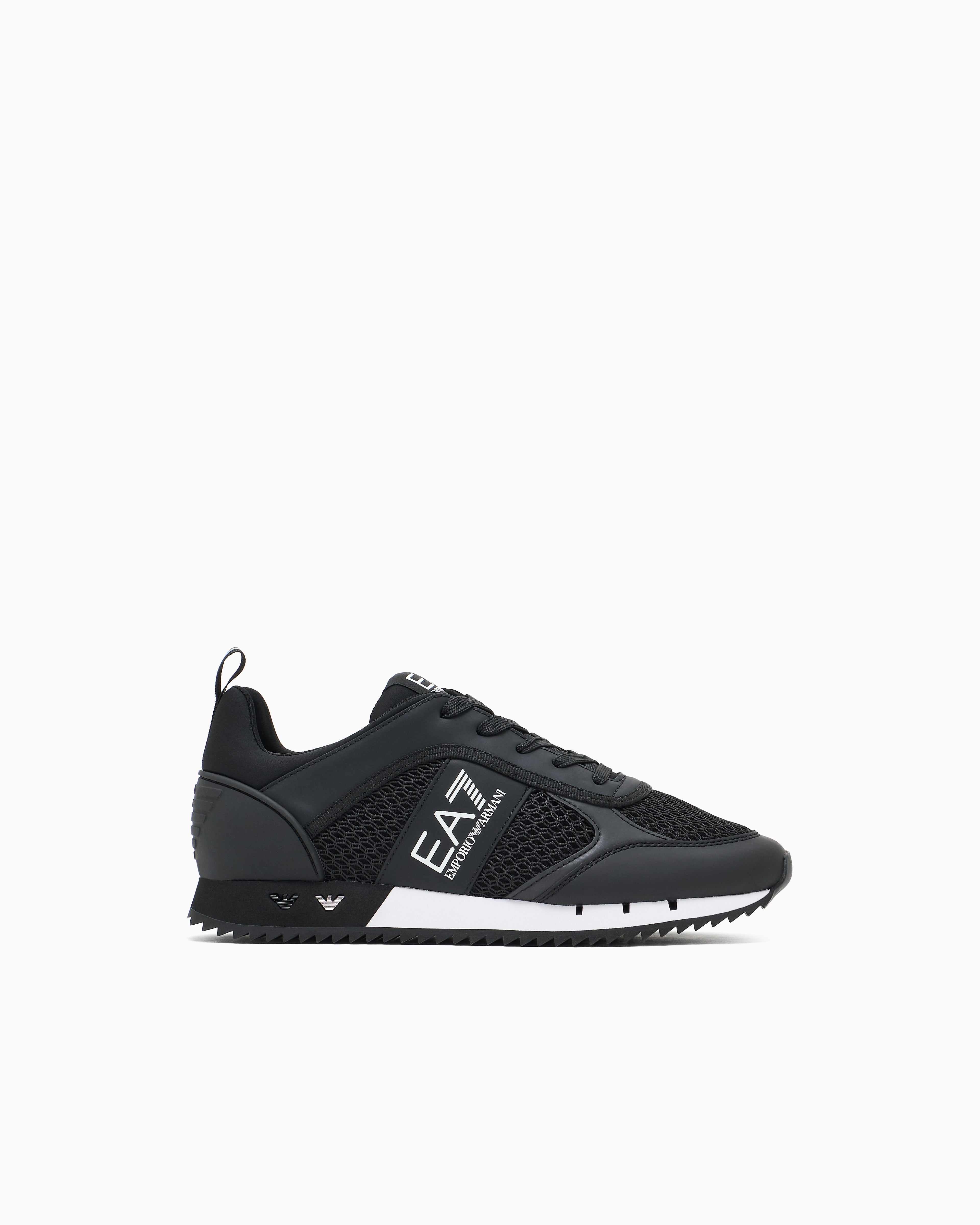 Sneakers Black and White Laces|Colore:Black/white