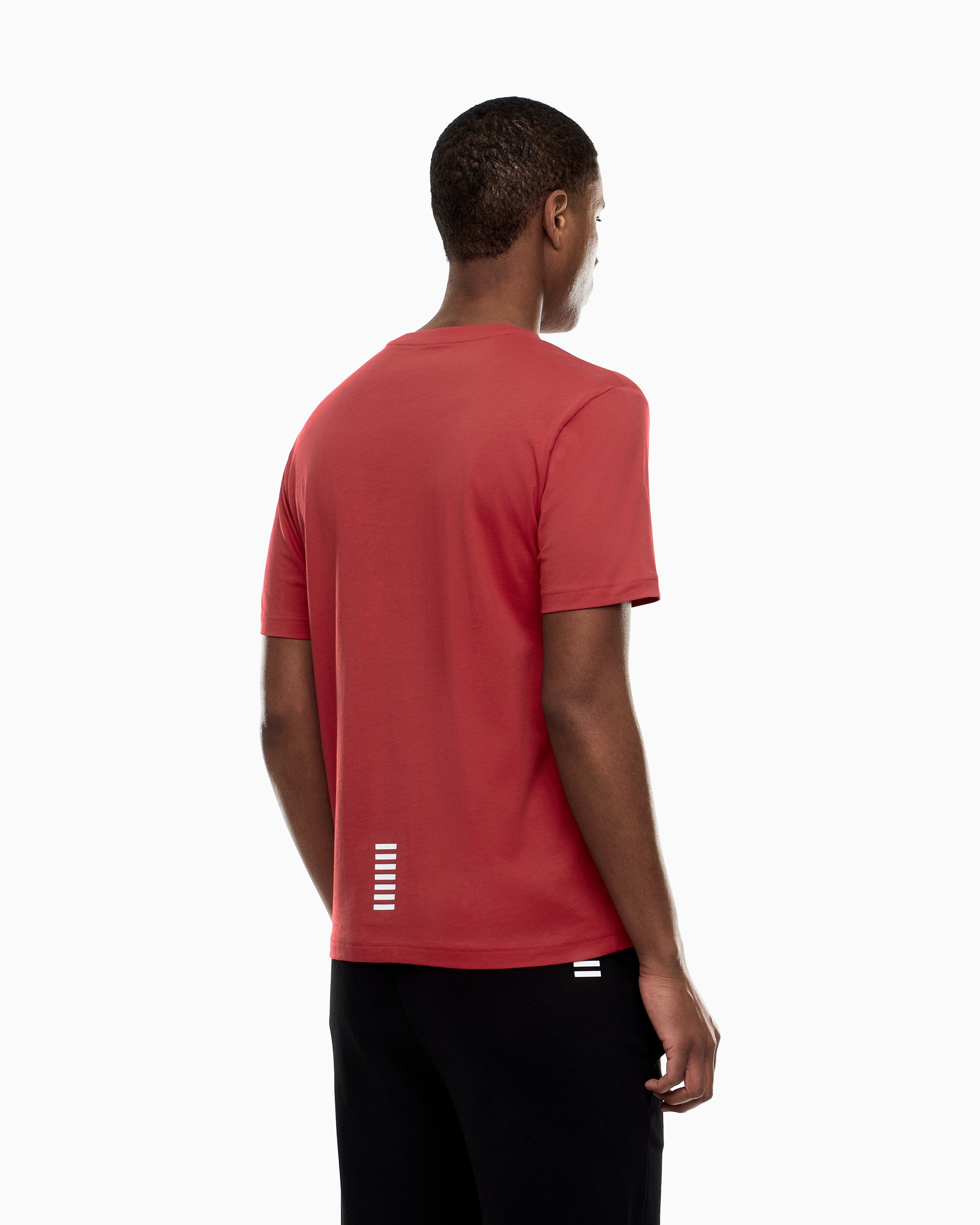 t-shirt ea7 uomo |Colore:Haute red