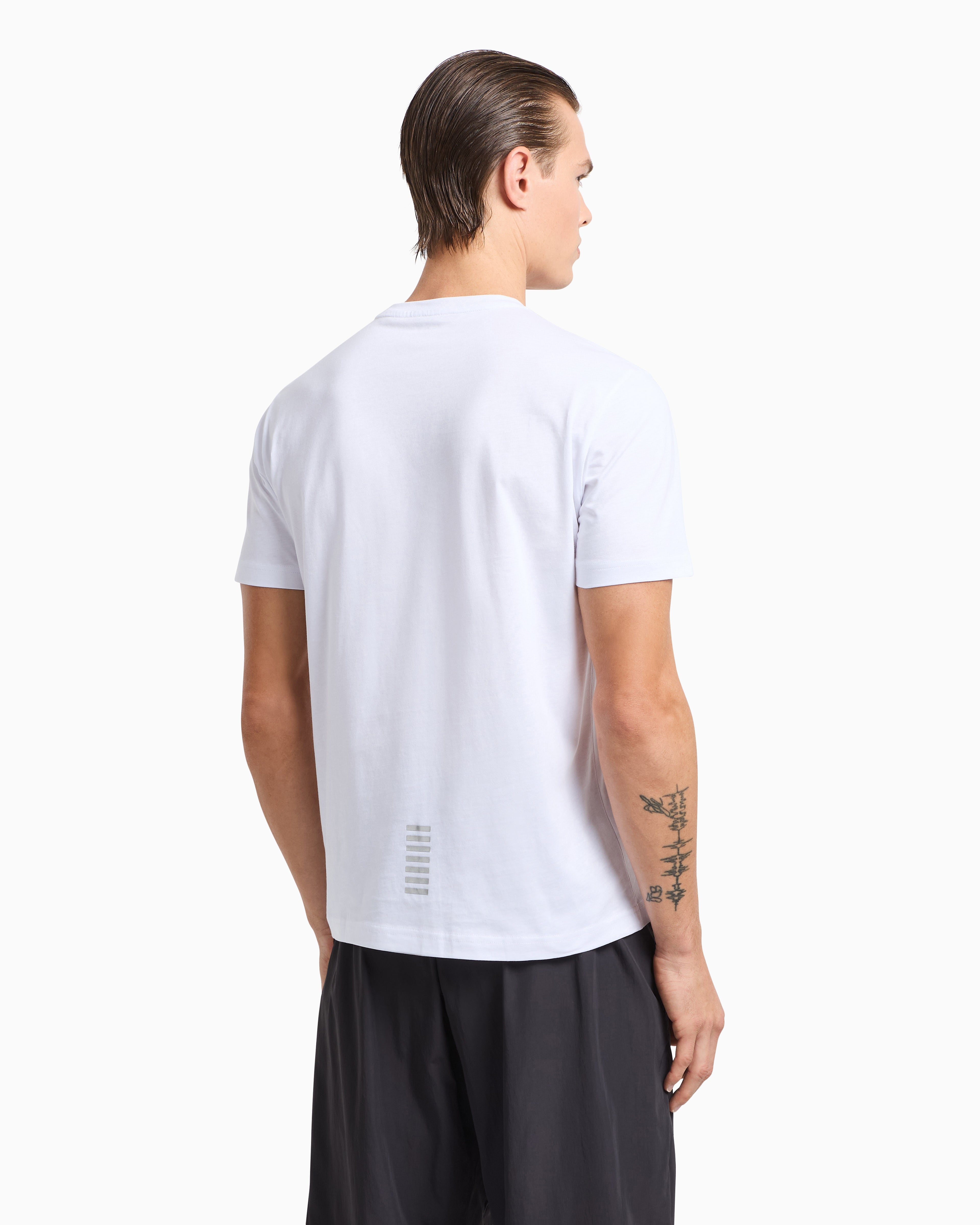 t-shirt ea7 uomo |Colore:Bianco ottico