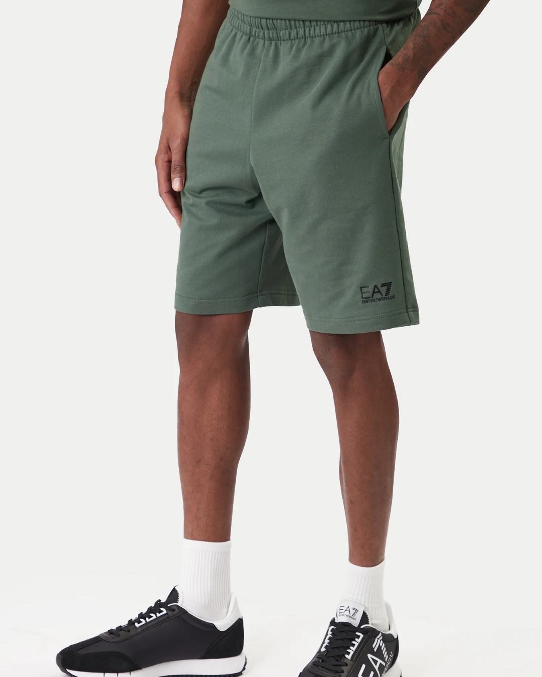 Pantaloncini sportivi ea7 uomo |Colore:Cilantro