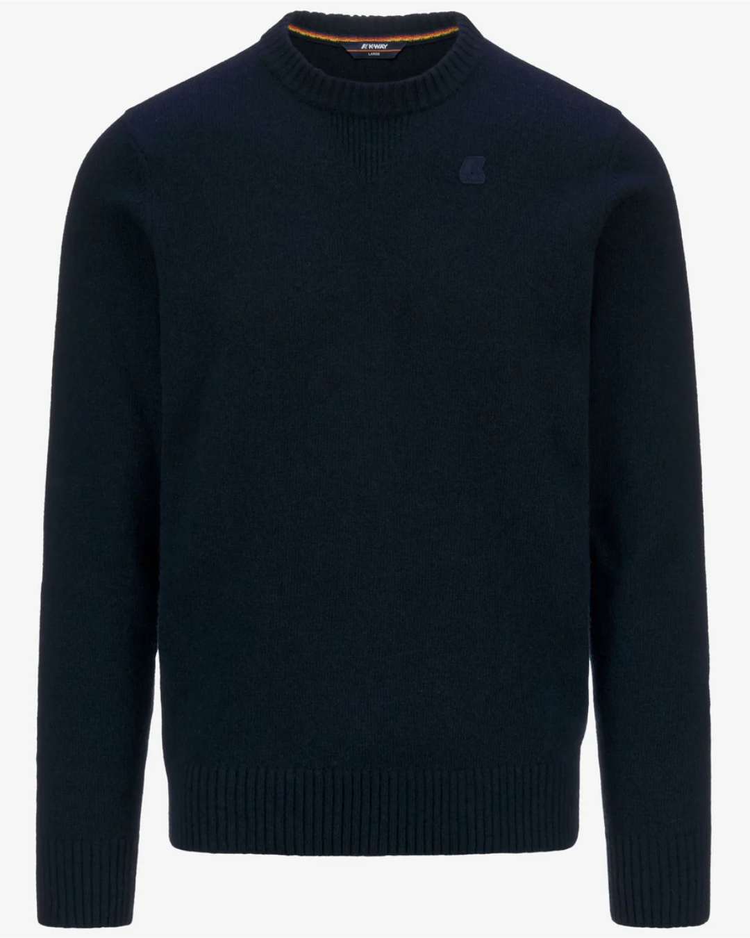 PULLOVER GIROCOLLO - SEBASTIEN LAMBSWOOL|Colore:Blue depth