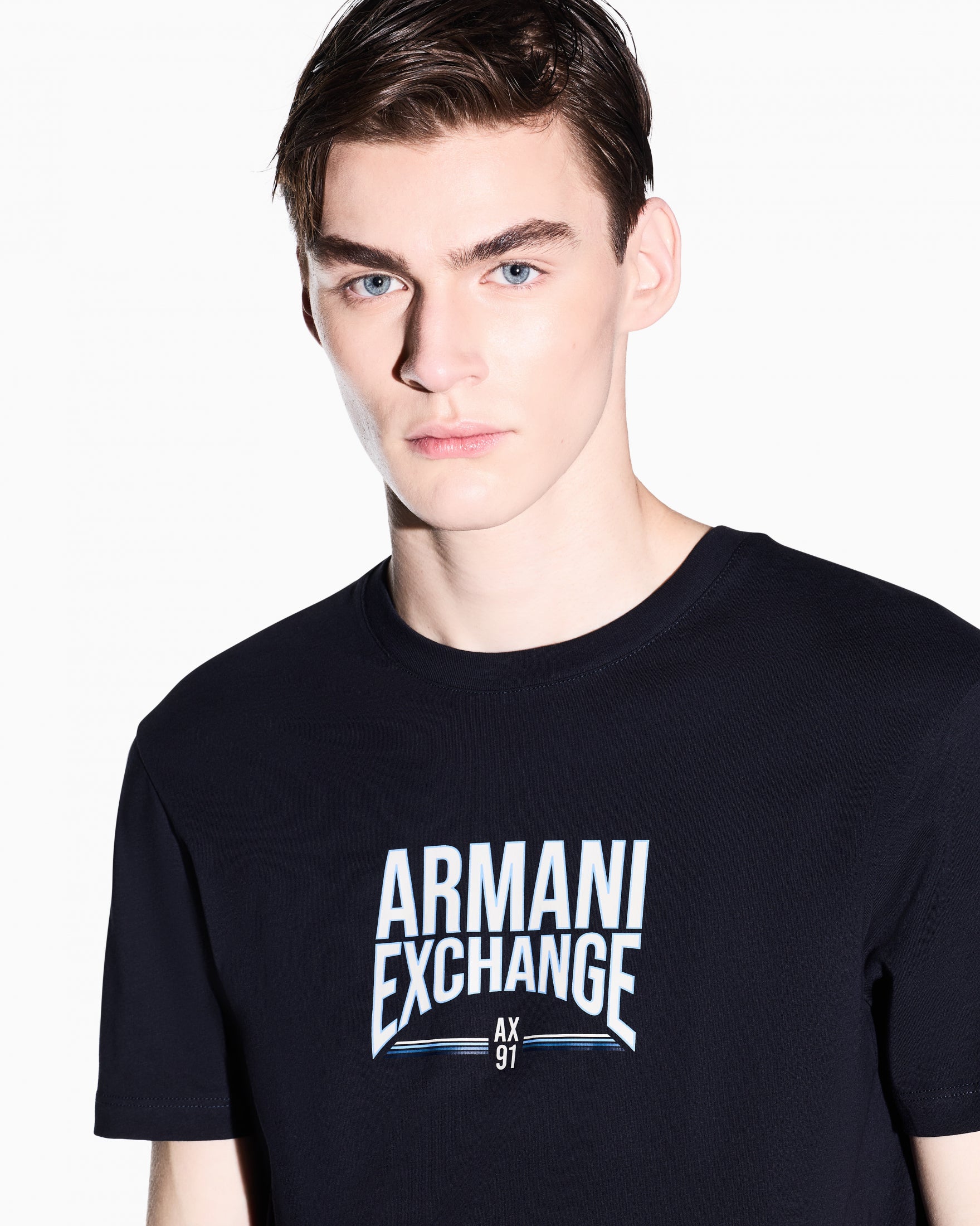 T-SHIRT ARMANI EXCHANGE UOMO |Colore:Deep navy