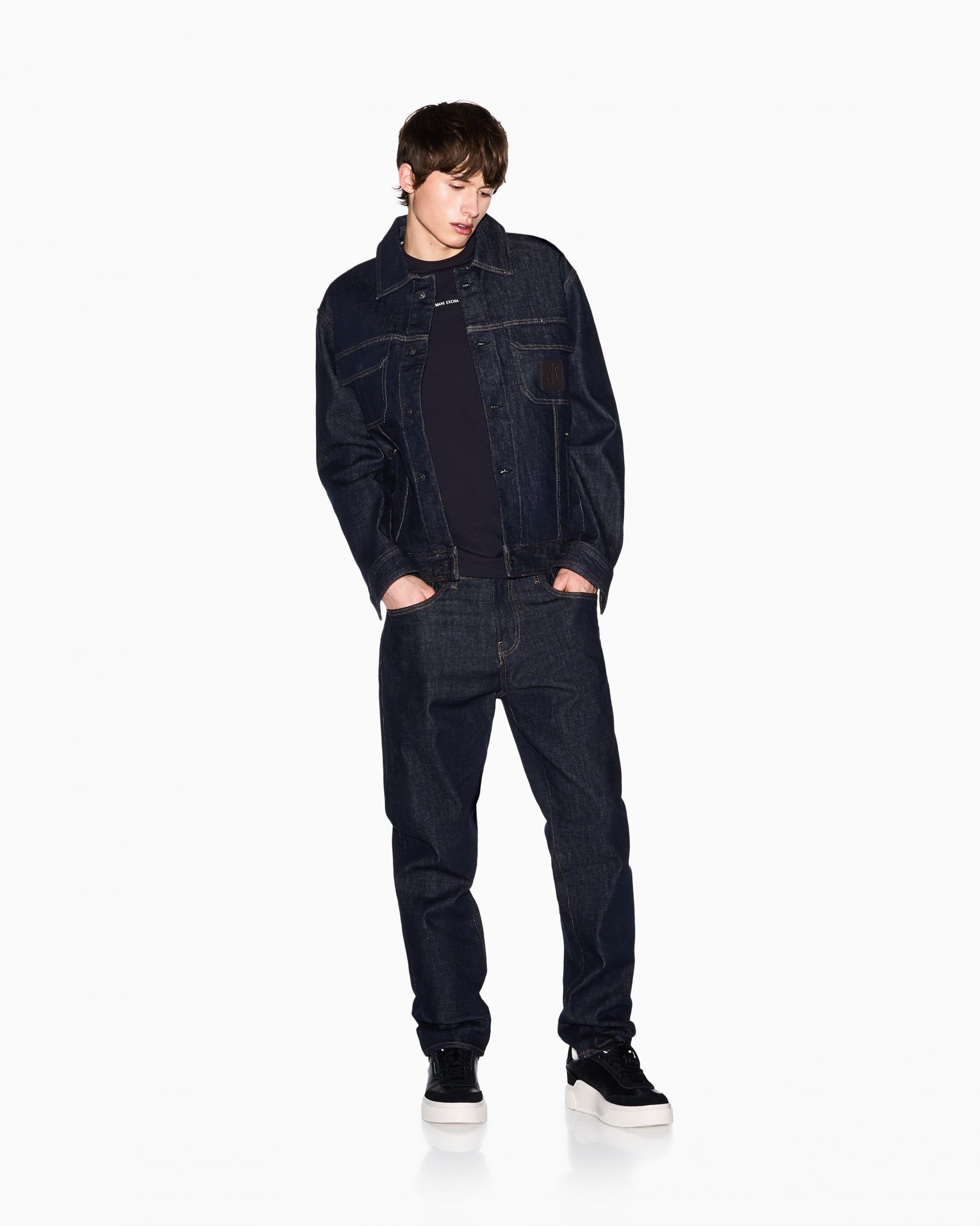 T-SHIRT ARMANI EXCHANGE|Colore:Deep navy