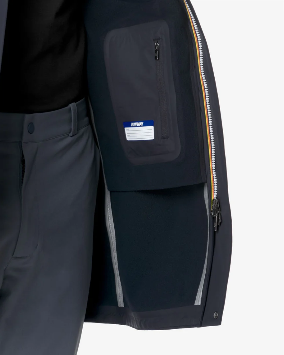 GIACCA IMPERMEABILE LUNGA |Colore:Blue depth-blue depth