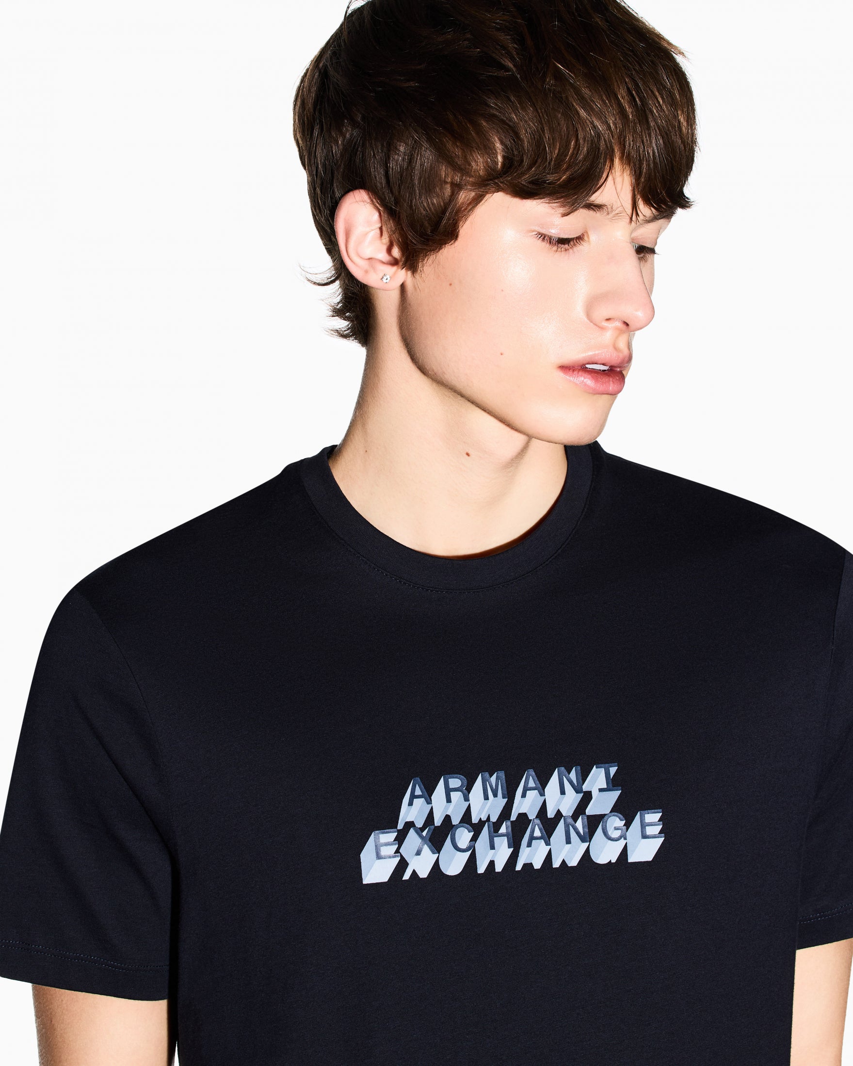 T-SHIRT ARMANI EXCHANGE|Colore:Deep navy