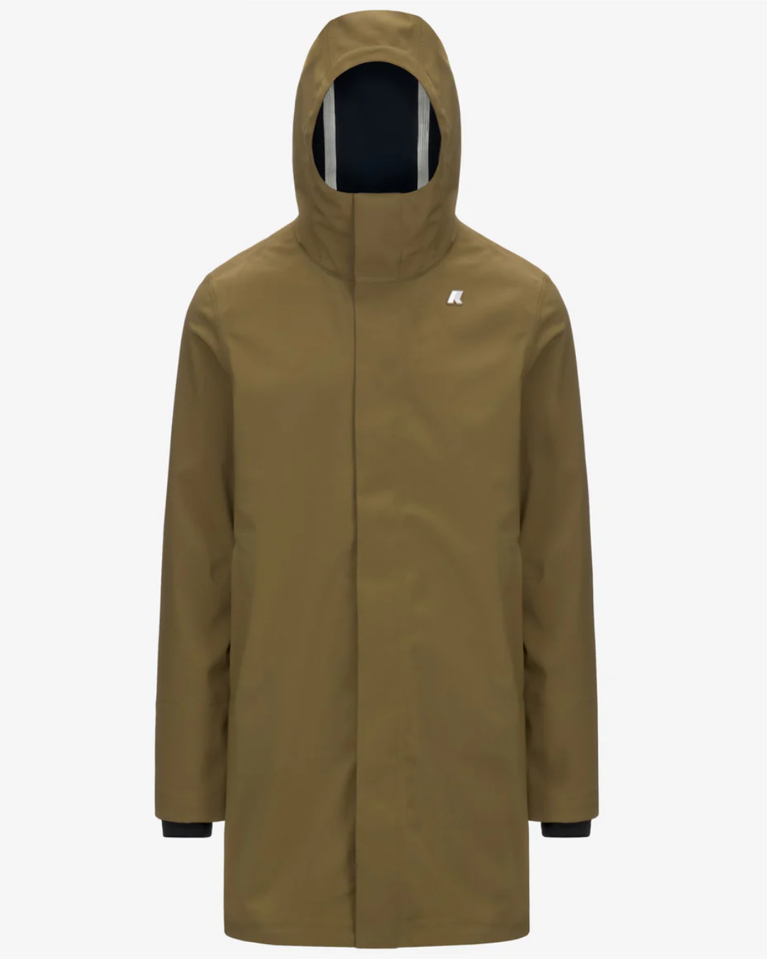 GIACCA IMPERMEABILE LUNGA |Colore:Brown corda-blue depth