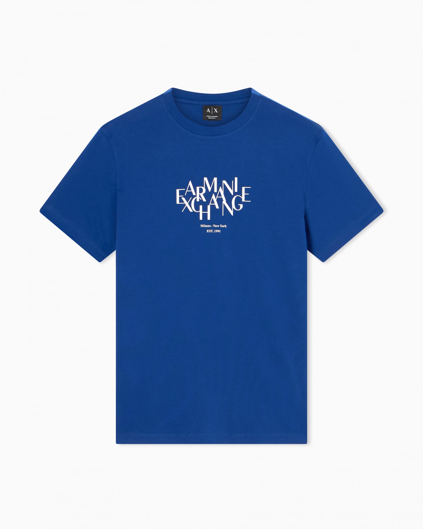 T-SHIRT ARMANI EXCHANGE UOMO |Colore:Bellwether blue