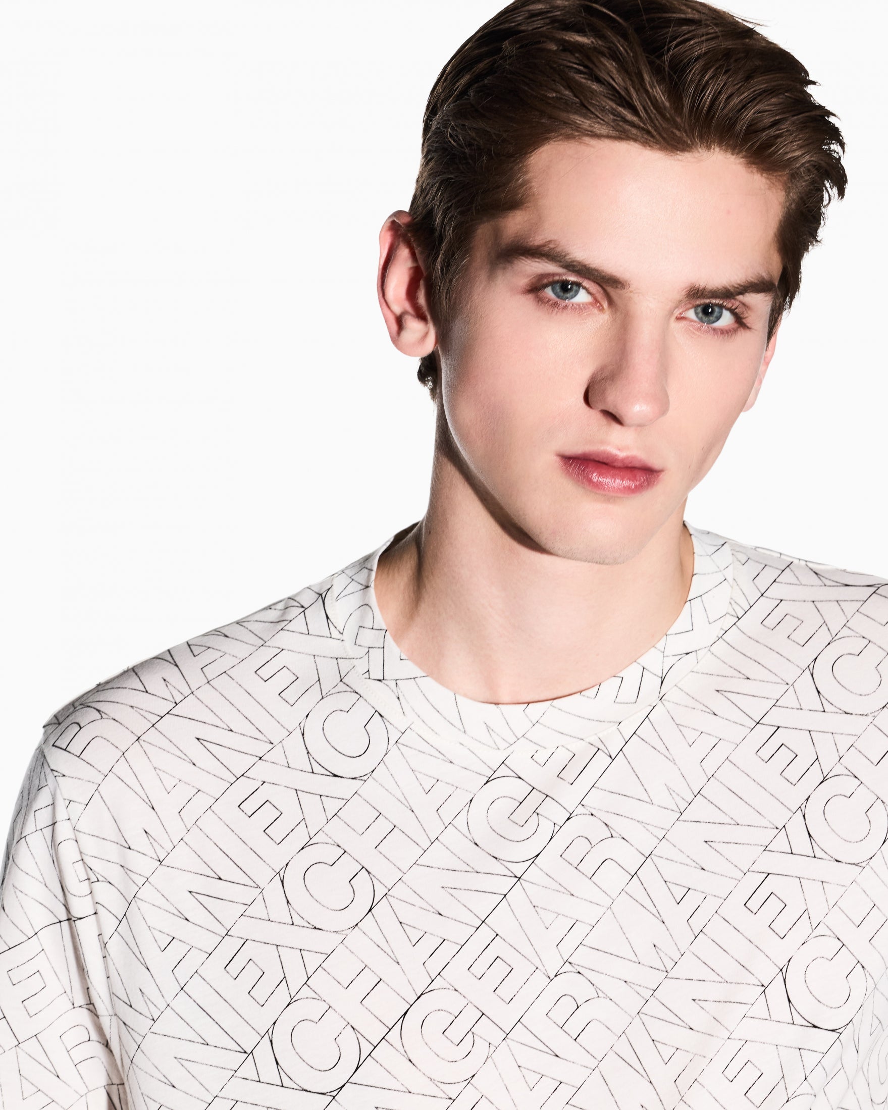 T-SHIRT ARMANI EXCHANGE|Colore:Diagonal lettering m