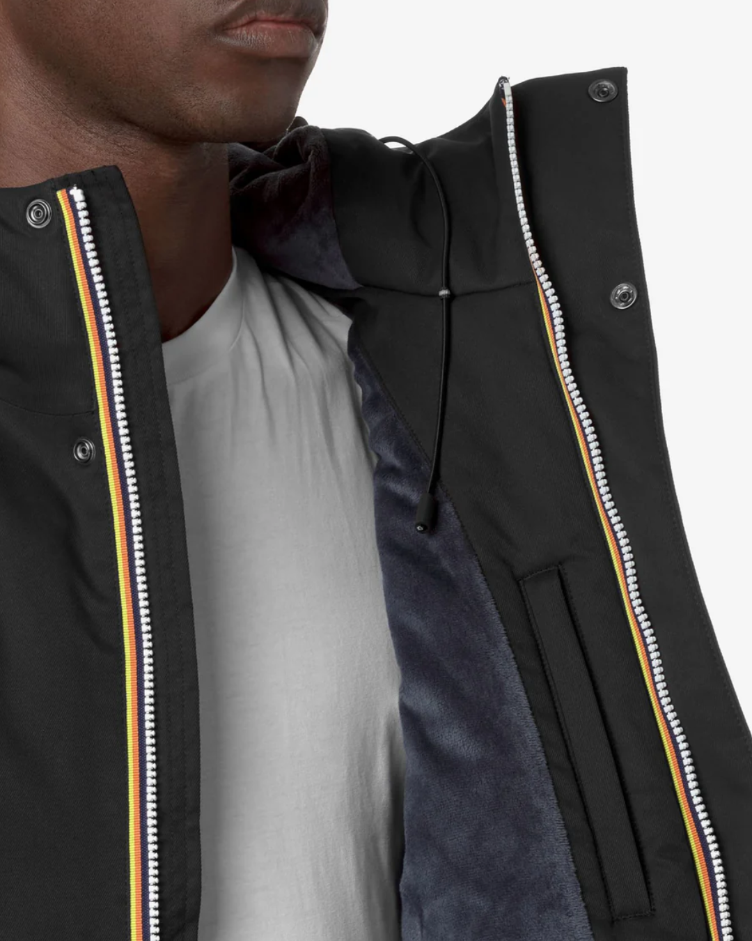 GIACCA IMPERMEABILE - JARNO TWILL MARMOTTA|Colore:Black p-blue a