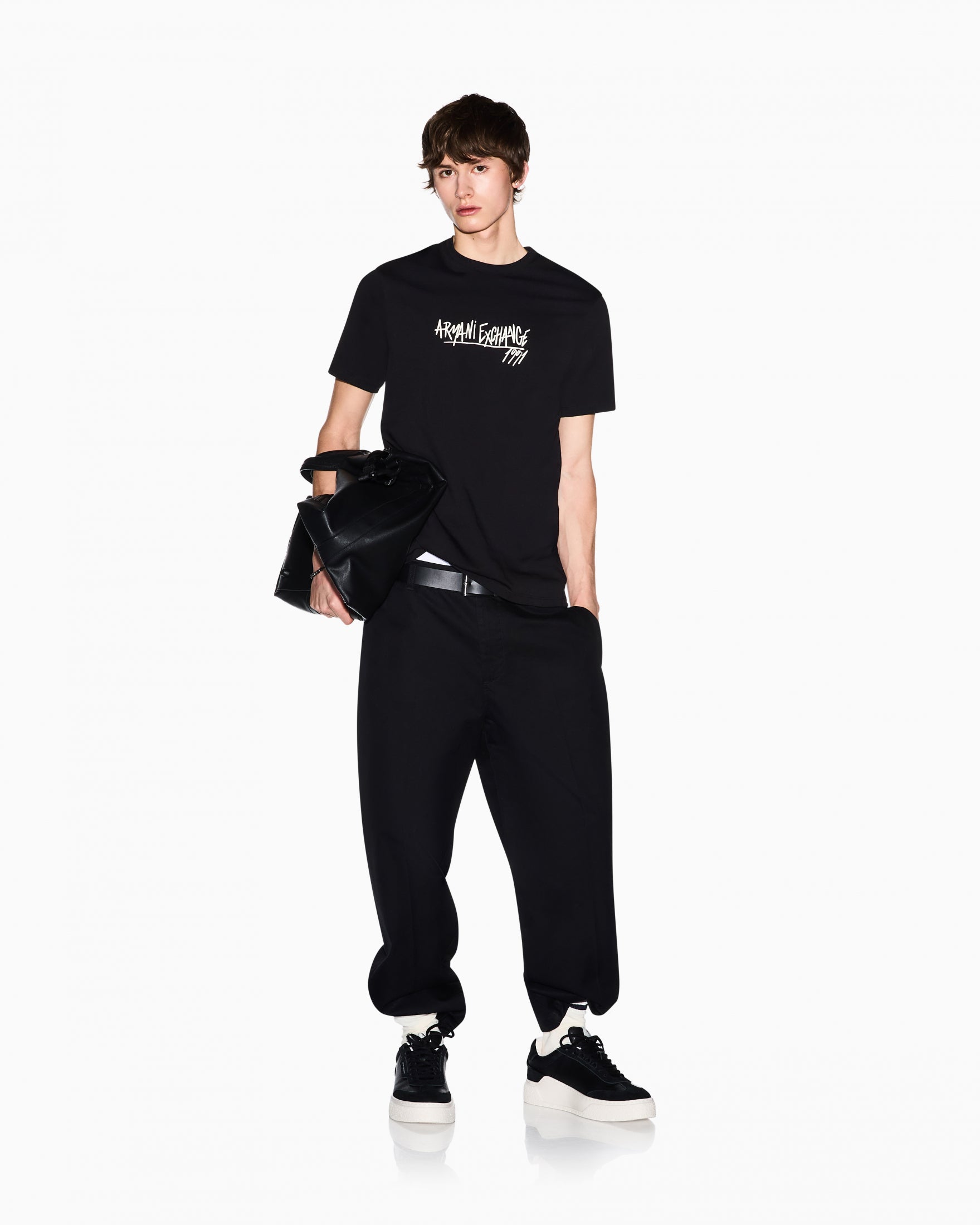 T-SHIRT ARMANI EXCHANGE UOMO  |Colore:Black