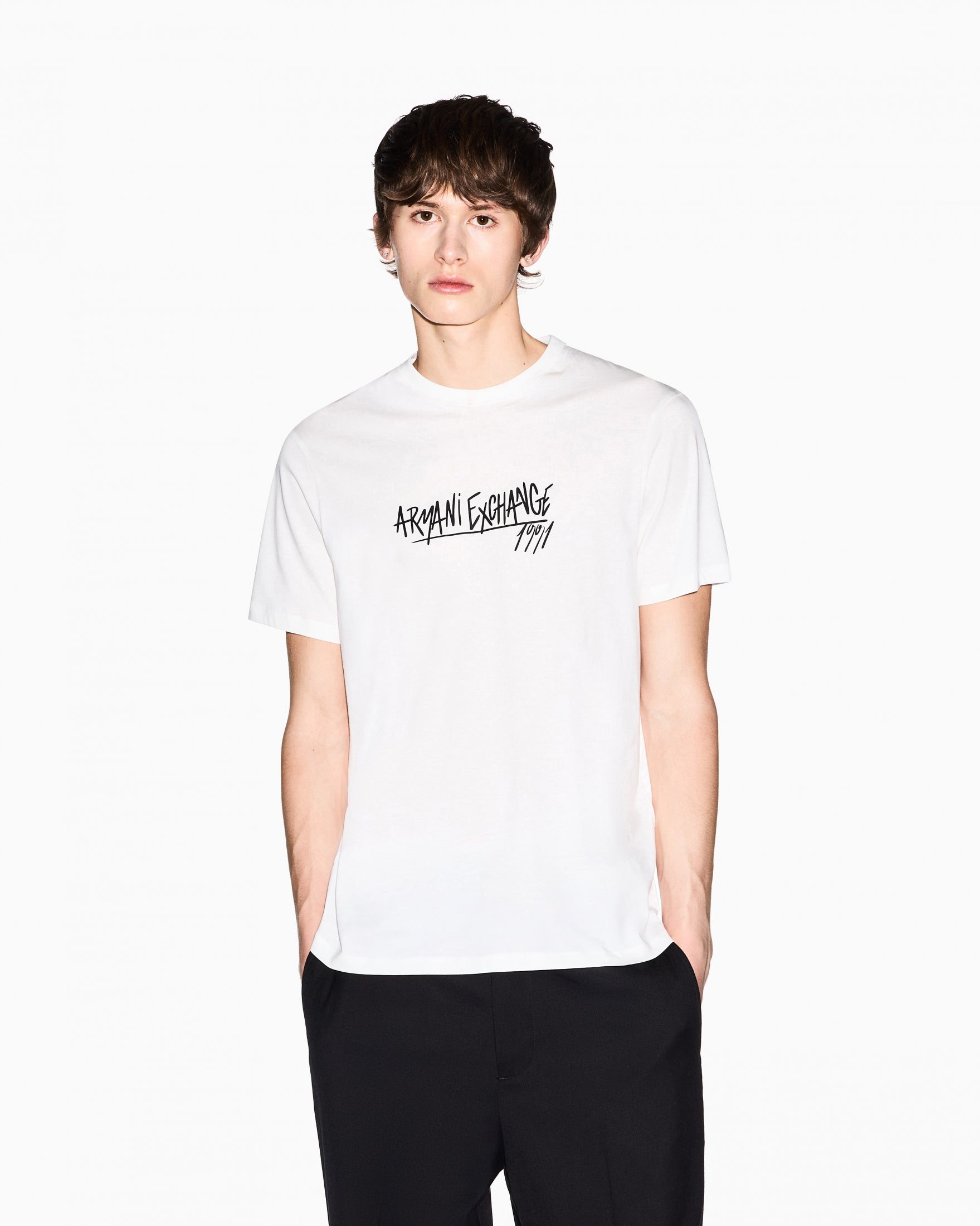 T-SHIRT ARMANI EXCHANGE UOMO  |Colore:Off white