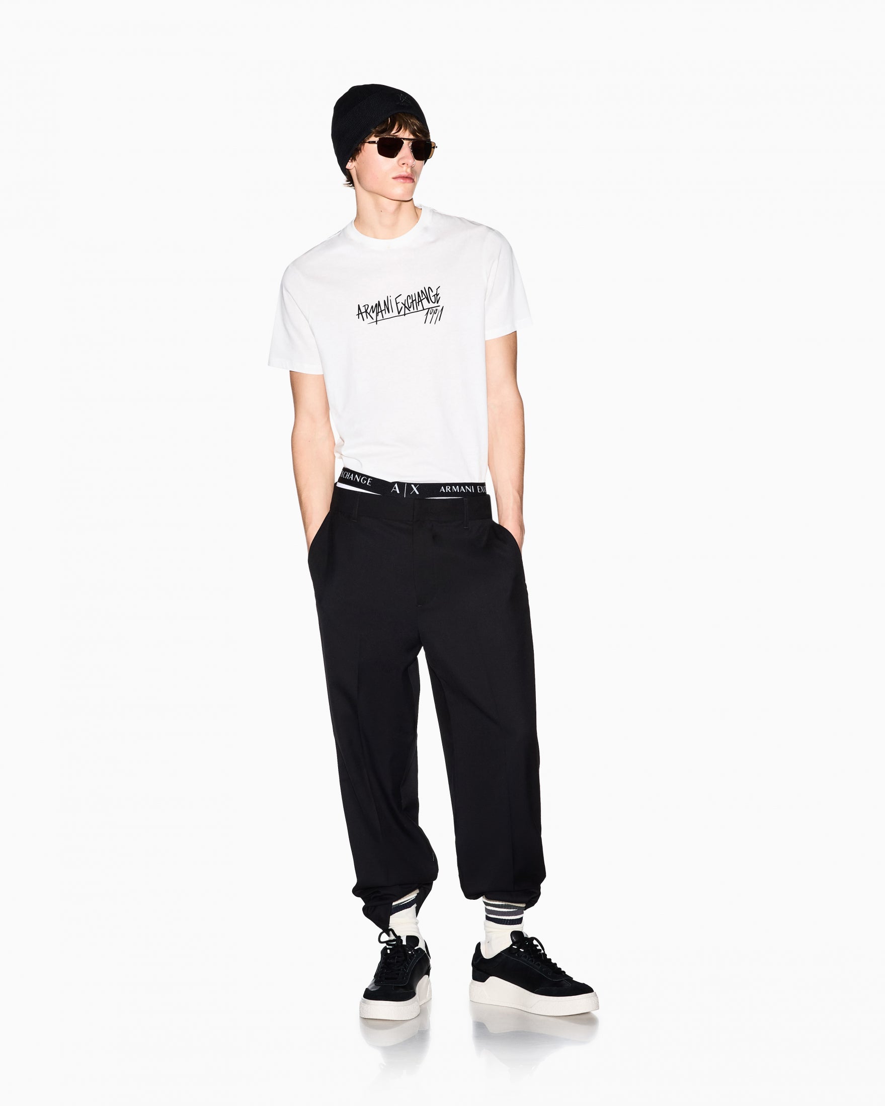 T-SHIRT ARMANI EXCHANGE UOMO  |Colore:Off white