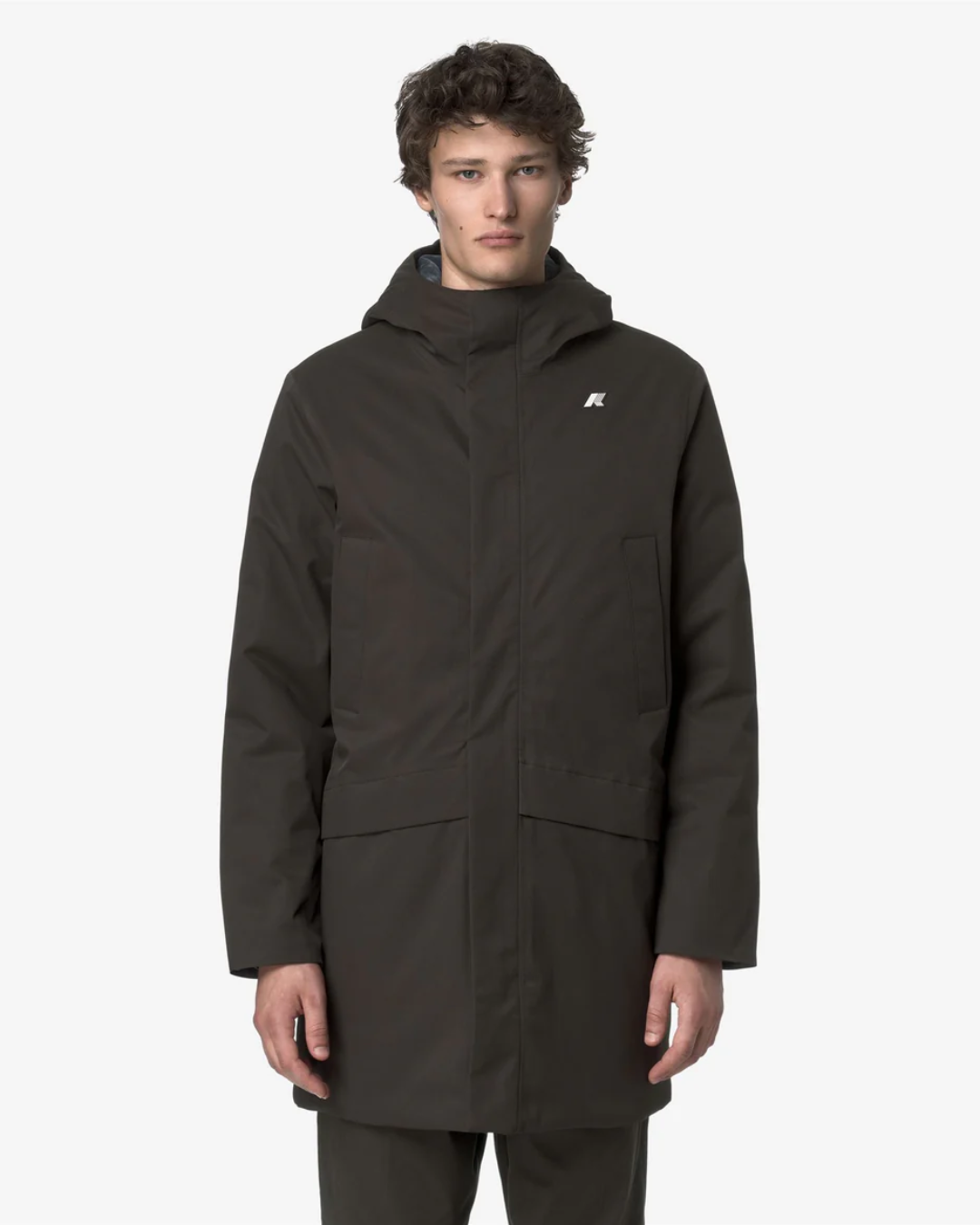 GIACCA IMPERMEABILE - JARNO TWILL MARMOTTA|Colore:Black olive-blue airforce