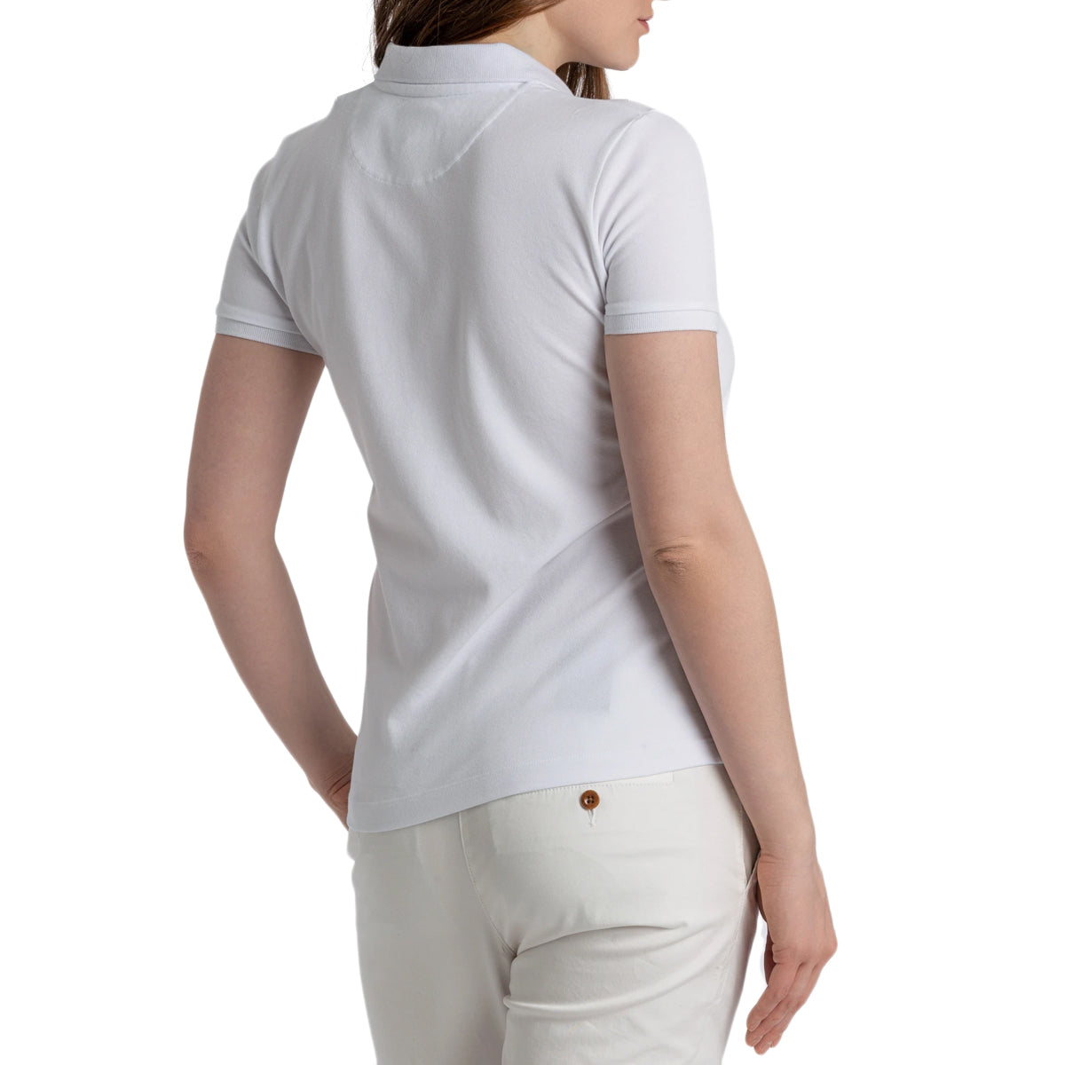 polo donna la martina  |Colore:Bianco
