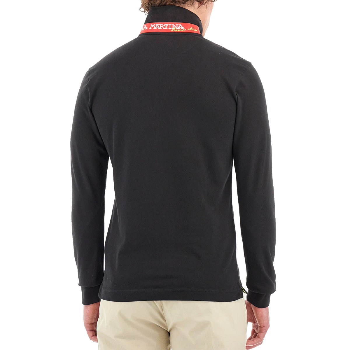 polo uomo la martina |Colore:Nero