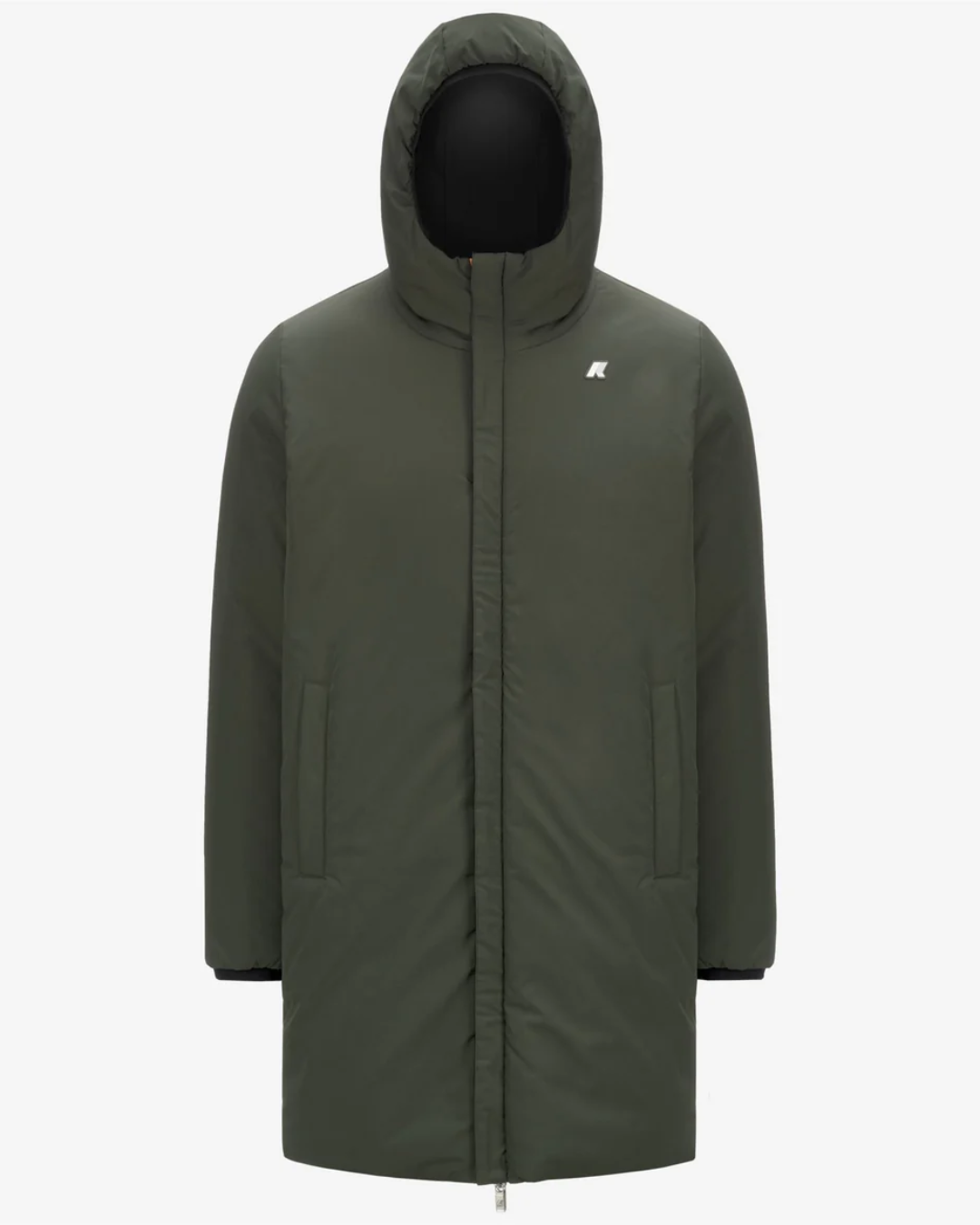 GIACCA INVERNALE  3/4 REVERSIBILE - JACOB ST WARM |Colore:Black pure-green blackish