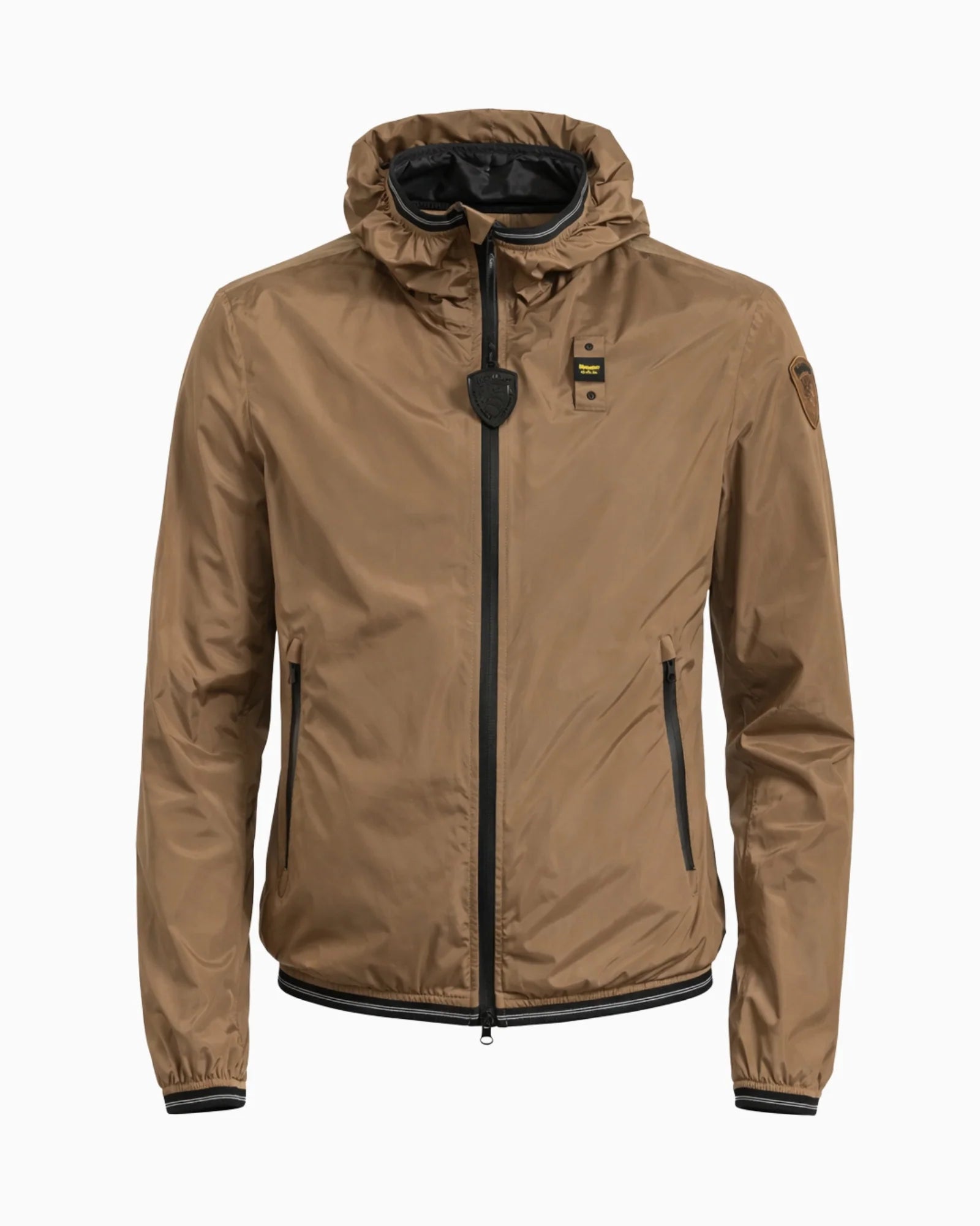 Giacca A Vento Nastrata Farrin da Uomo|Colore:Nocciola