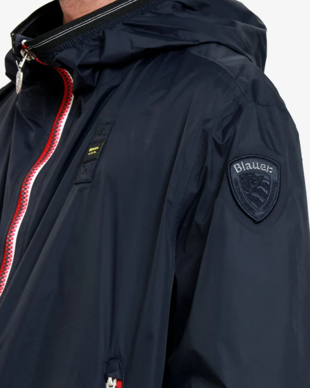 Giacca A Vento Nastrata Dodge da Uomo|Colore:Blu navy