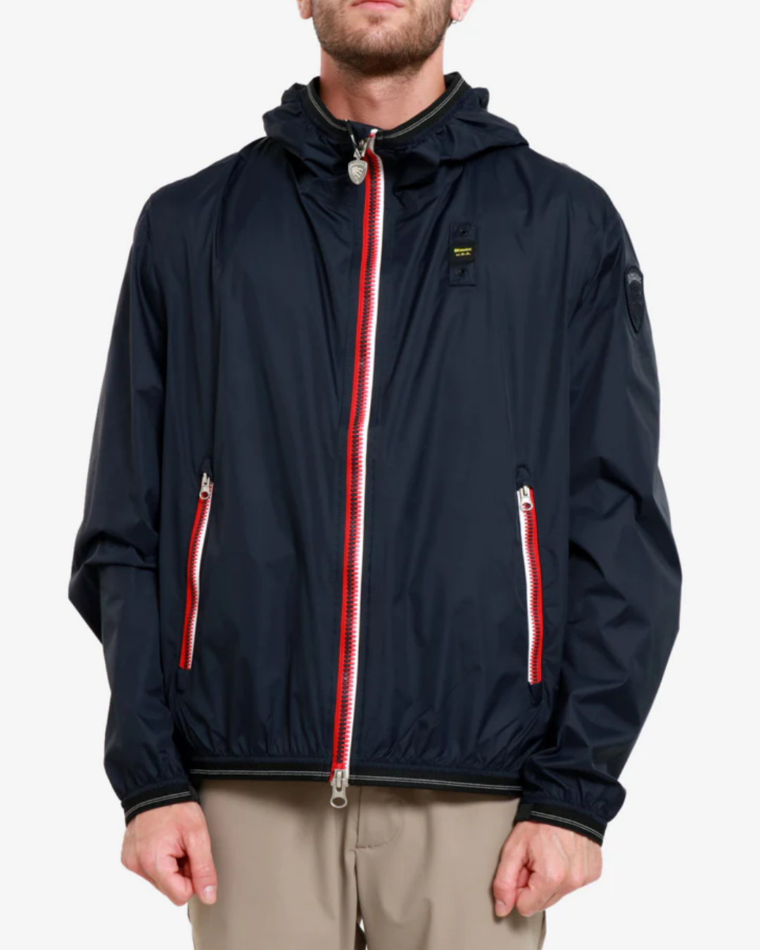 Giacca A Vento Nastrata Dodge da Uomo|Colore:Blu navy