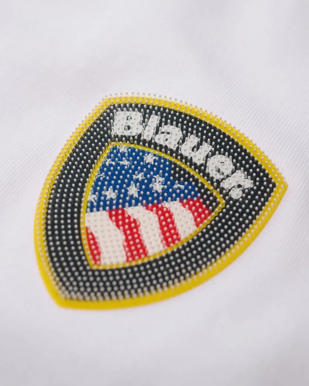 Blauer t-shirt in cotone FAXON|Colore:Bianco